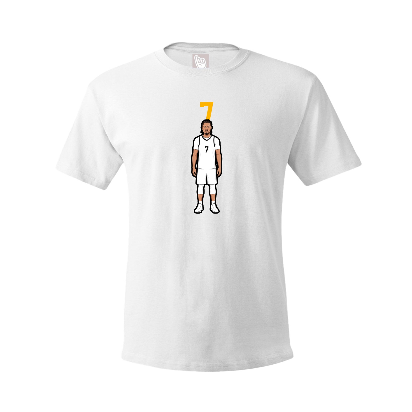 Tee — Number Top in White