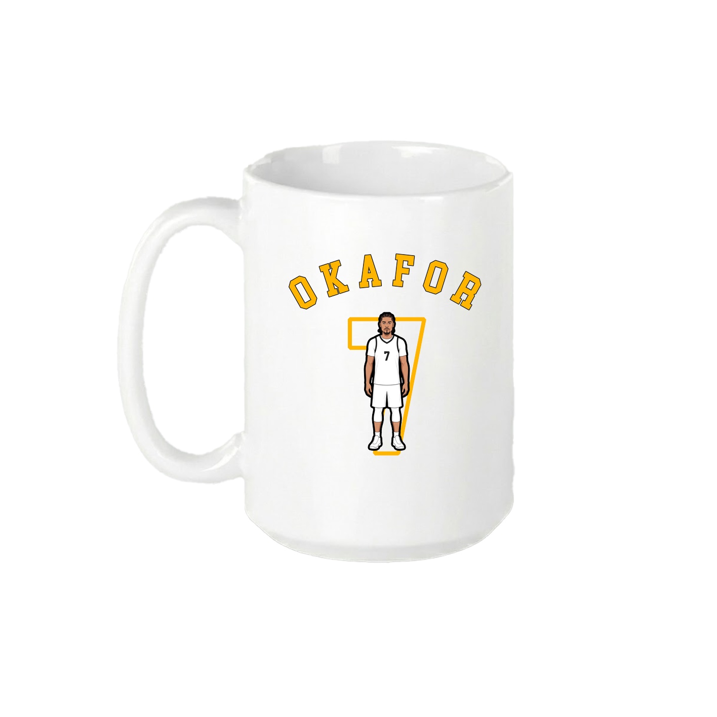 15oz Coffee Mug — Shirsey Arch in White