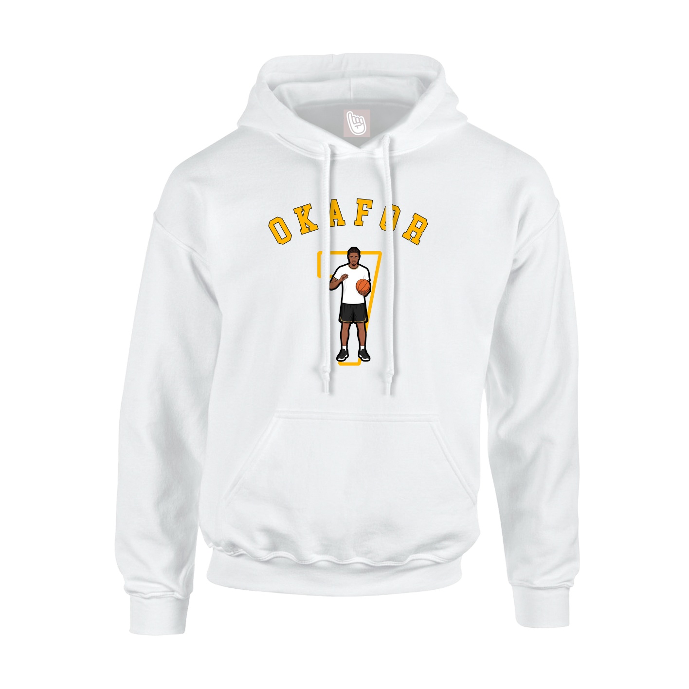 Youth Hoodie — Shirsey Arch in White
