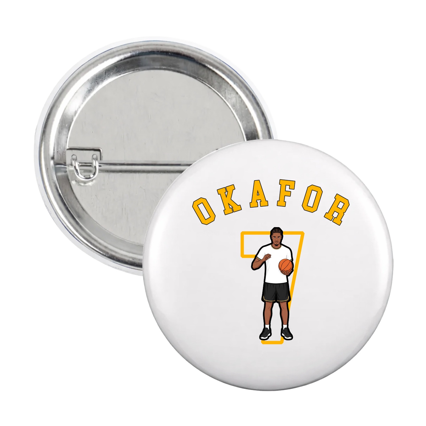 Game Day Button — Shirsey Arch in White