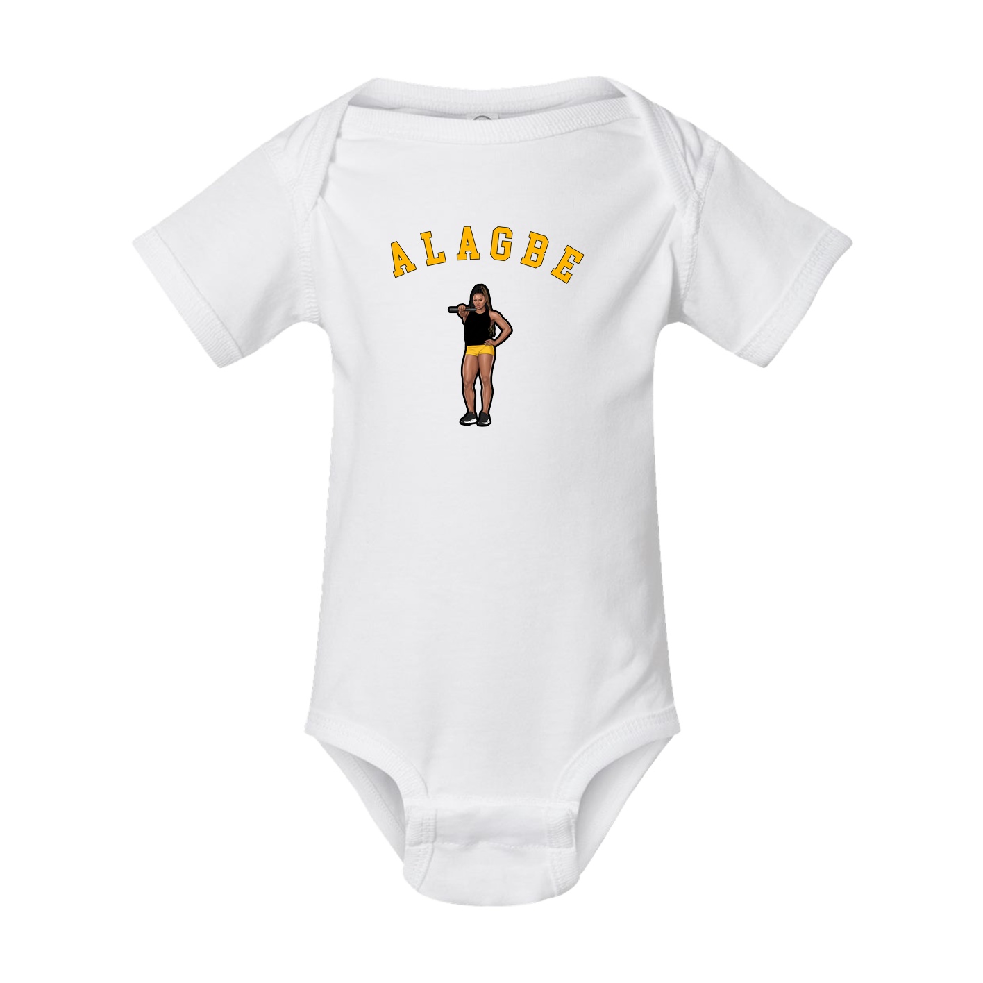 Baby Onesie — Shirsey Arch in White