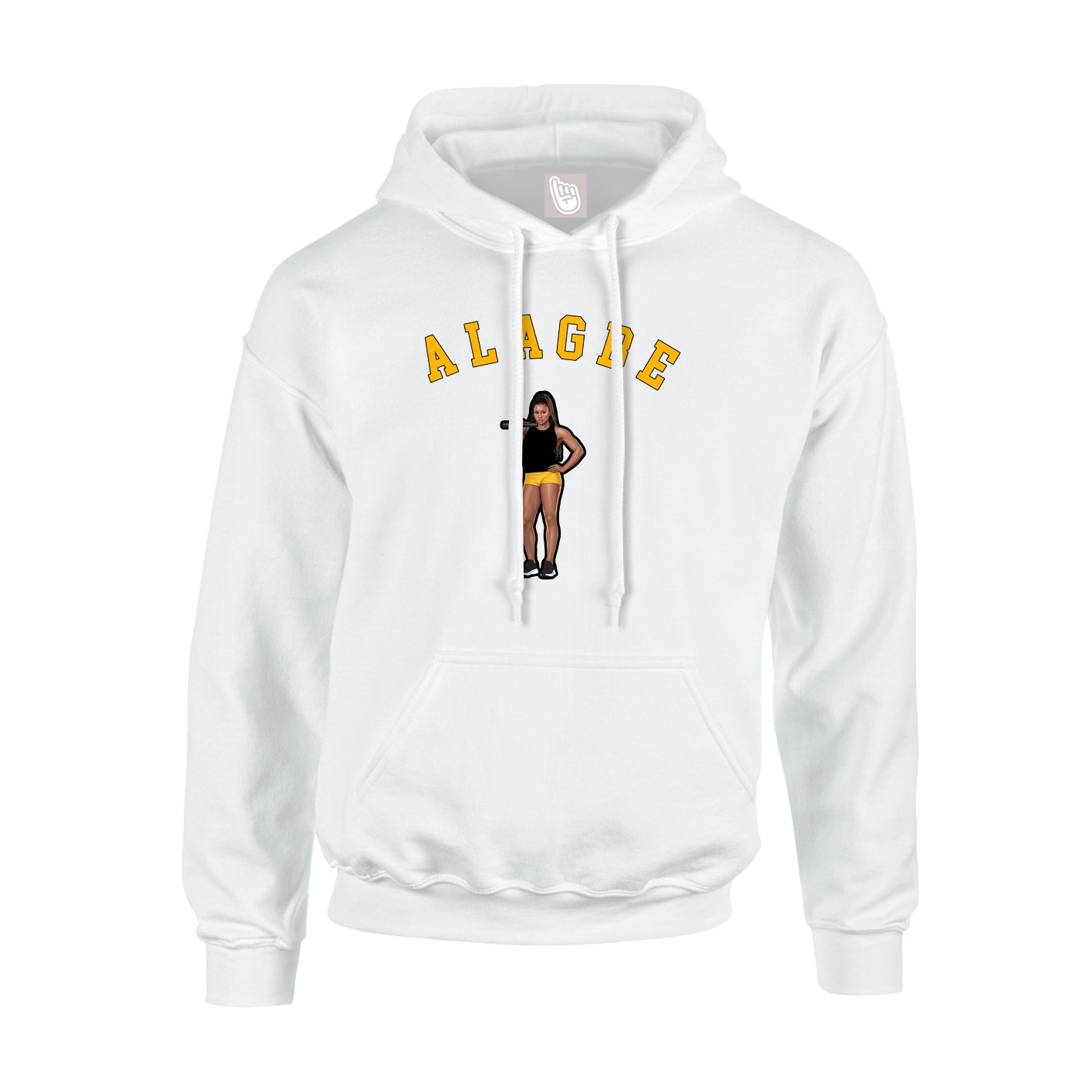 Hoodie — Shirsey Arch in White