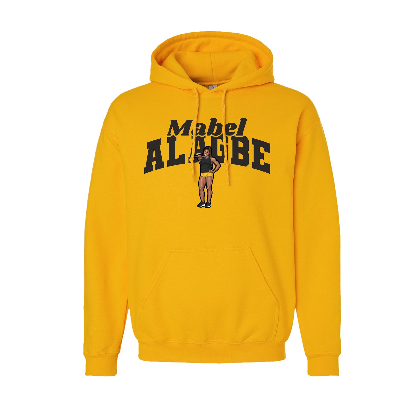 Hoodie — Signature Arch in Gold
