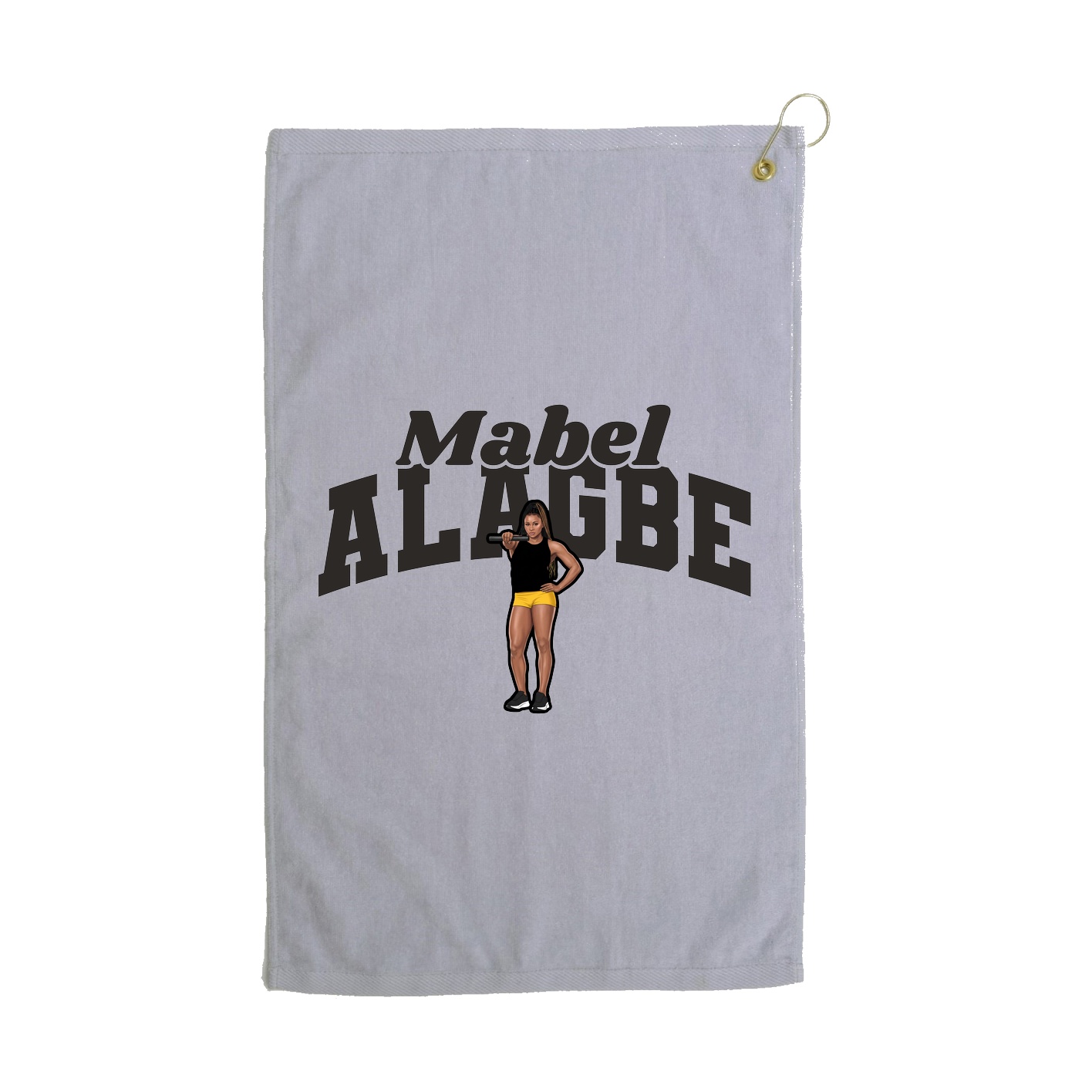 Golf Towel — Signature Arch in Grey
