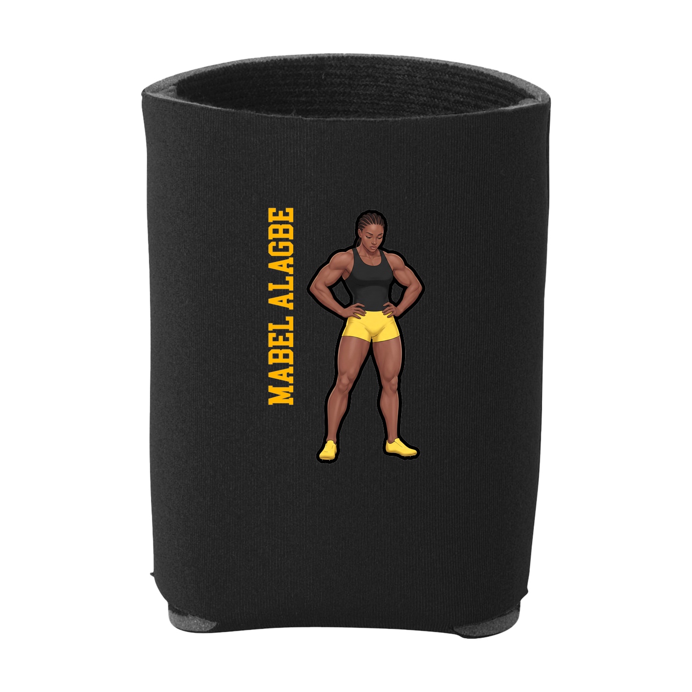 Can Holder — Name Vertical in Black