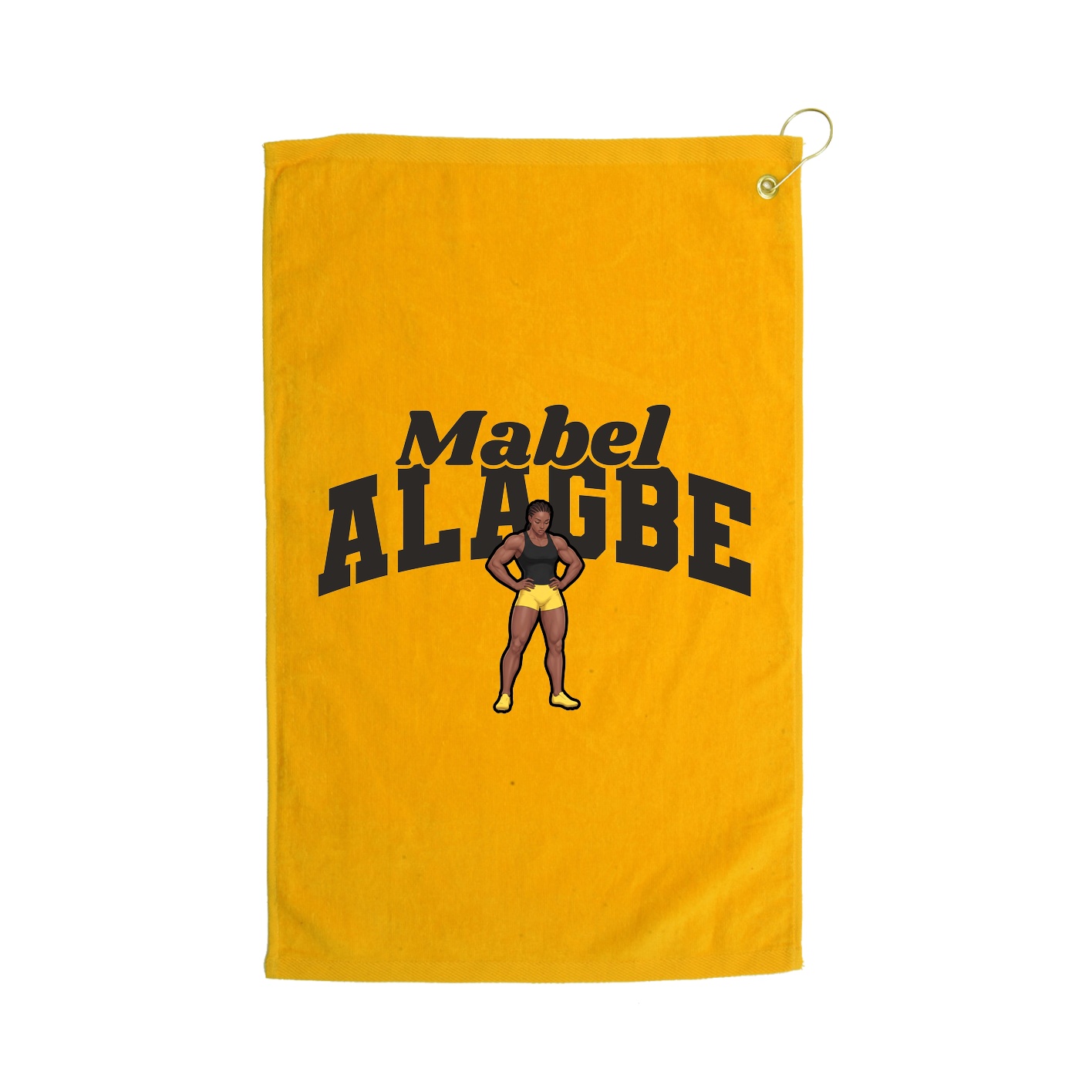 Golf Towel — Signature Arch in Gold