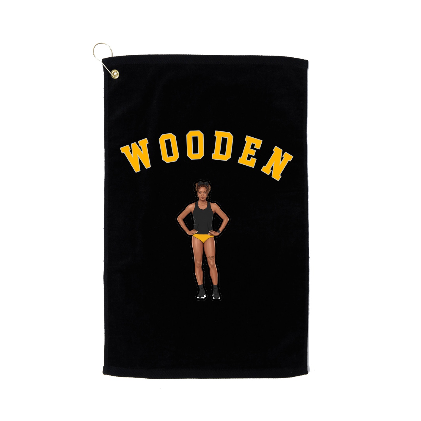 Golf Towel — Shirsey Arch in Black