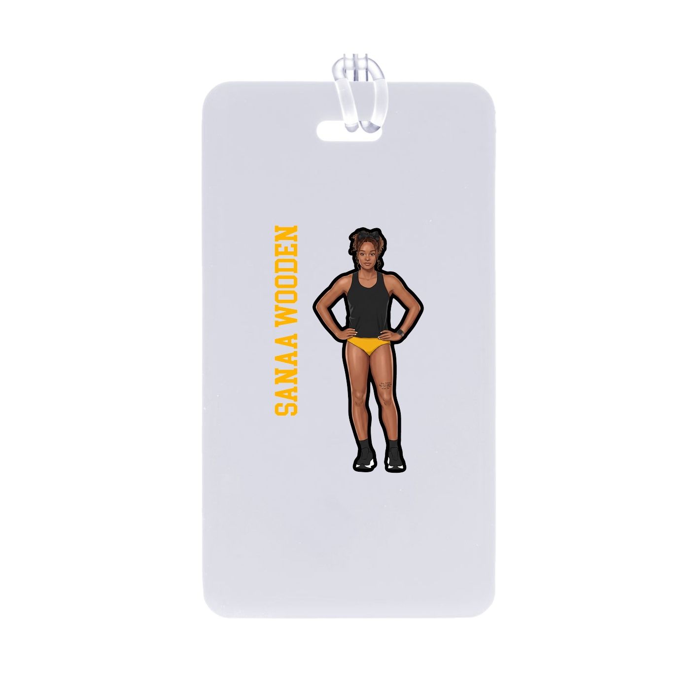 Bag Tag — Name Vertical in Classic