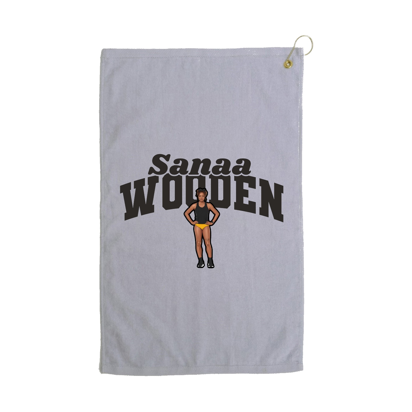 Golf Towel — Signature Arch in Grey