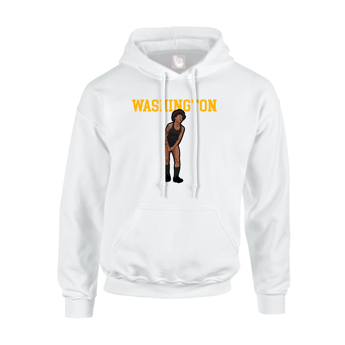 Hoodie — Shirsey in White