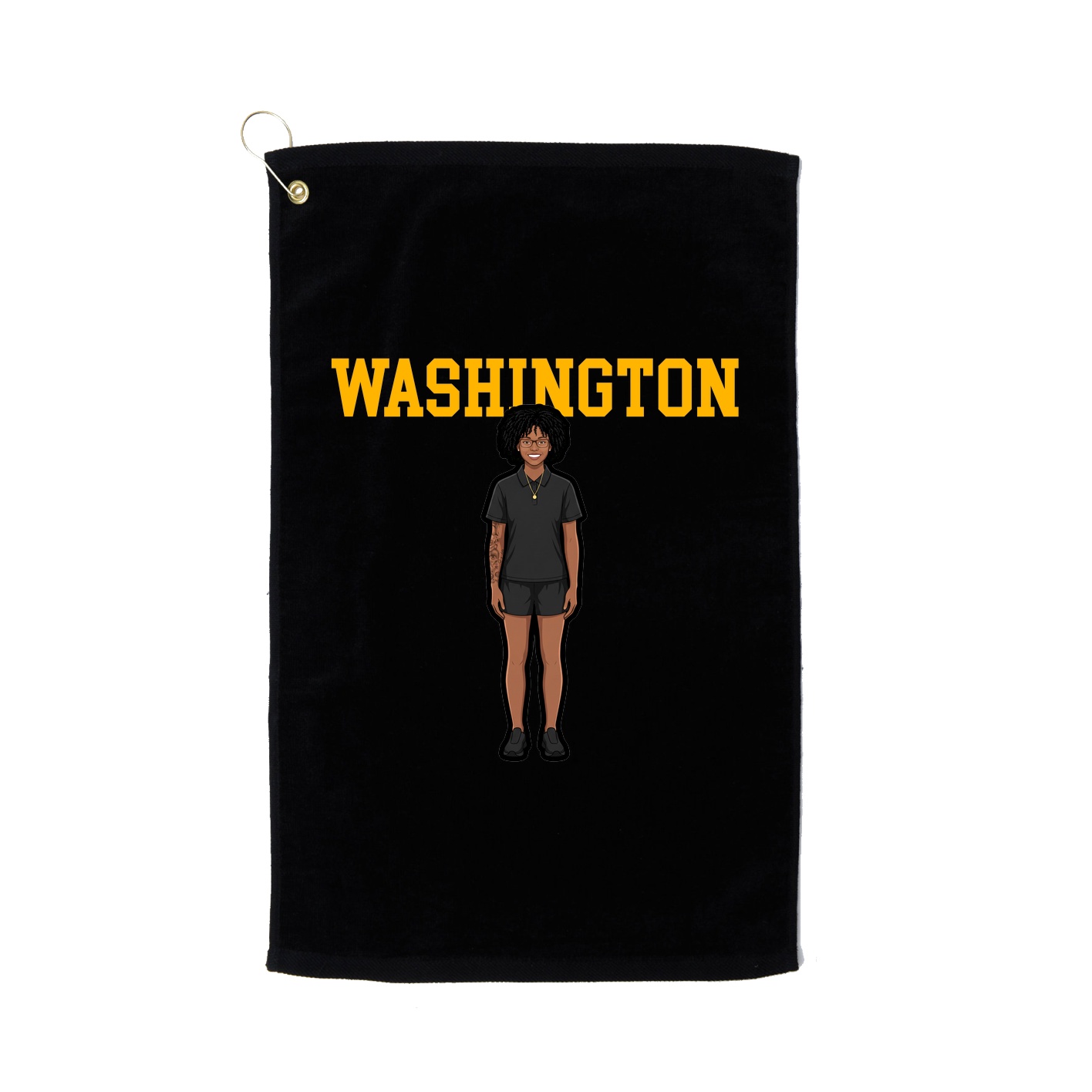 Golf Towel — Shirsey in Black