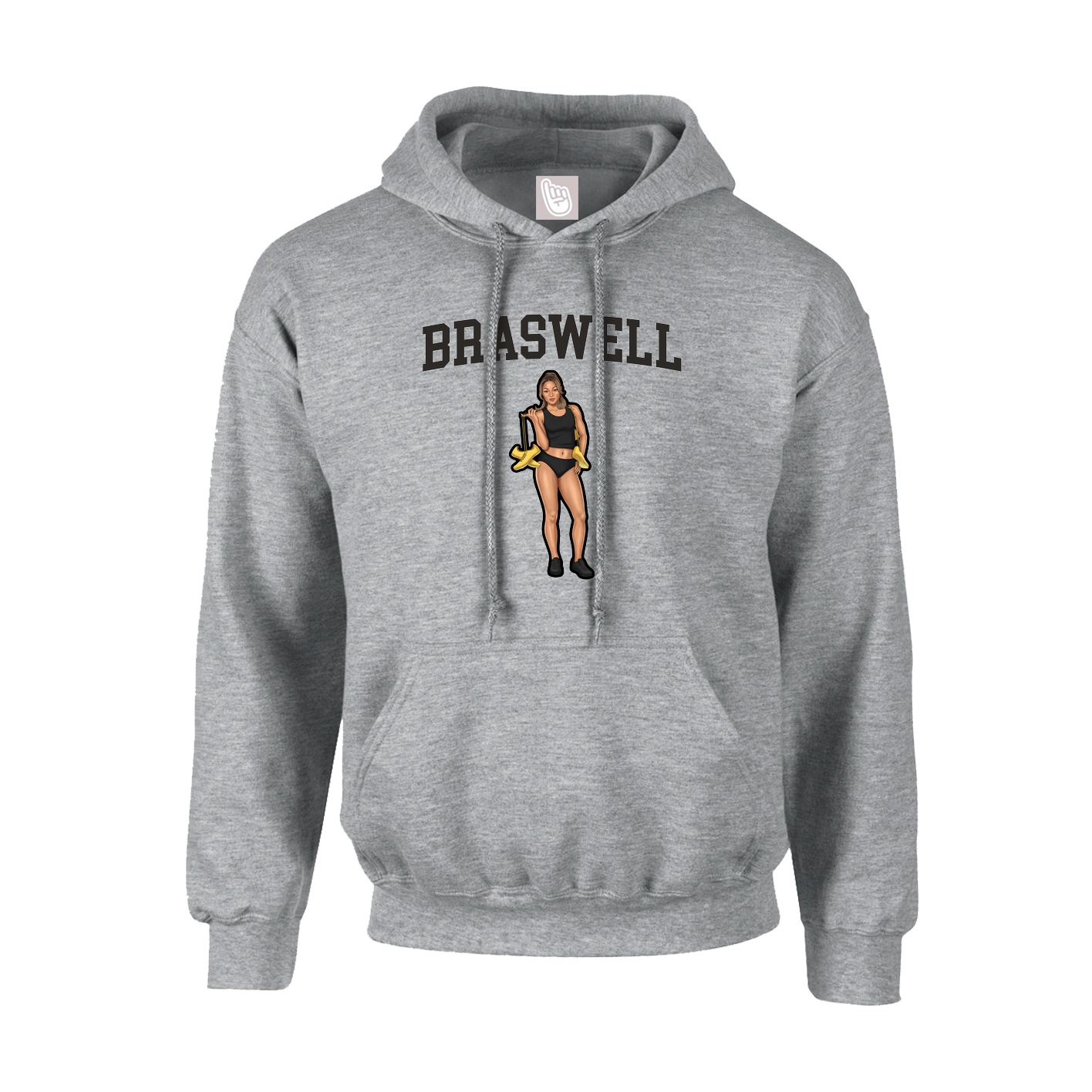 Hoodie — Shirsey in Grey