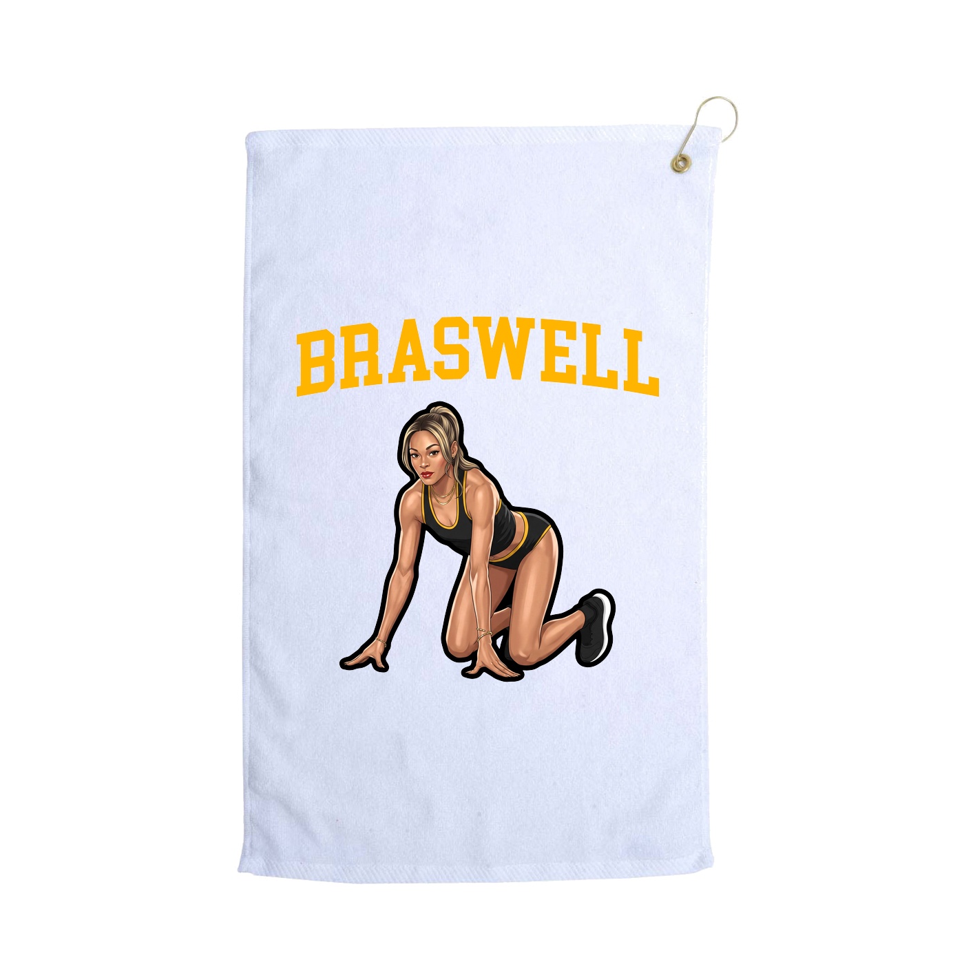 Golf Towel — Shirsey in White