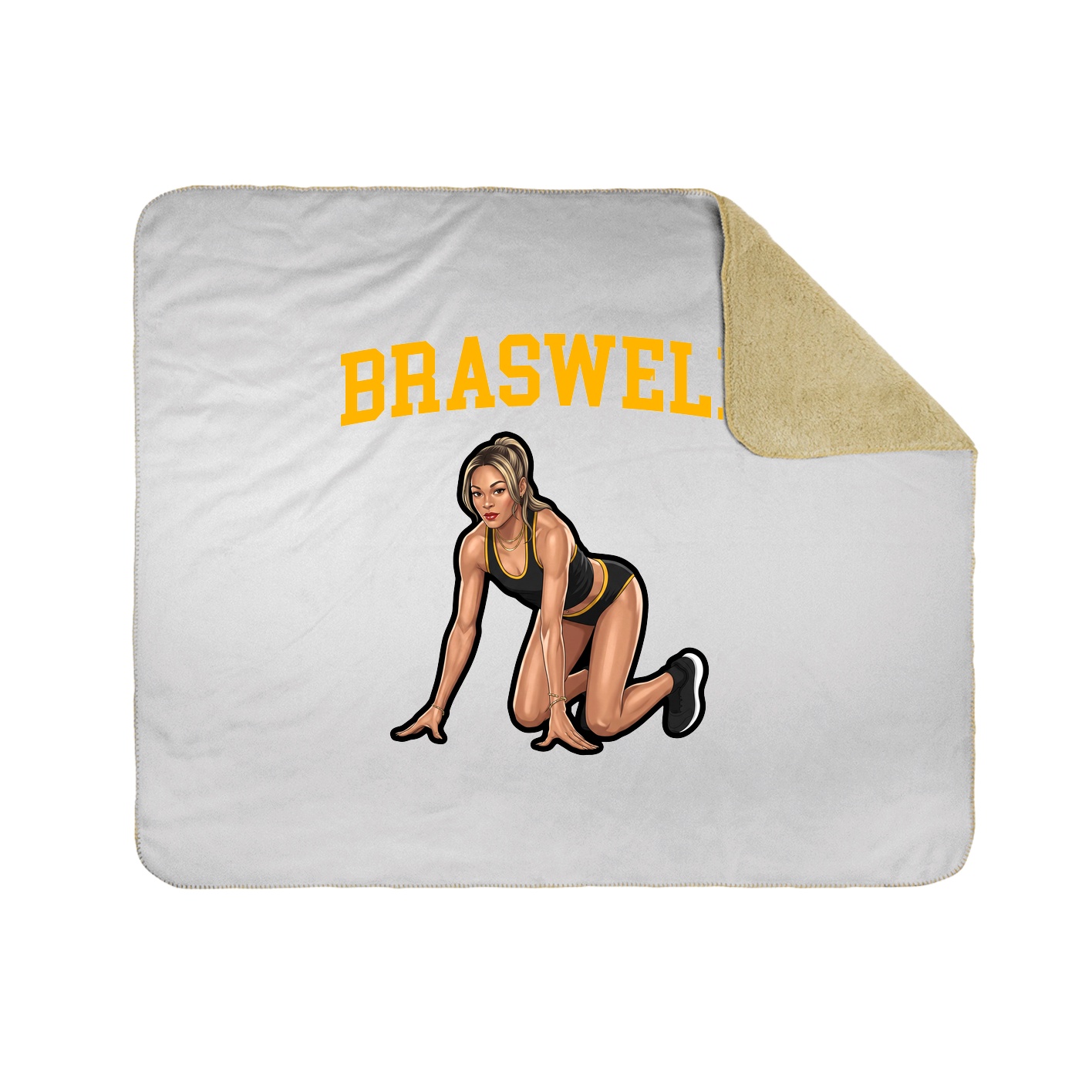 Throw Blanket — Shirsey in White