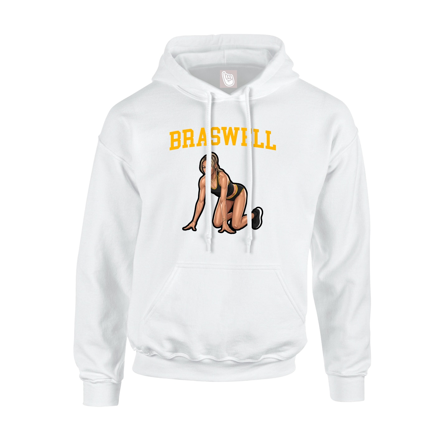 Hoodie — Shirsey in White