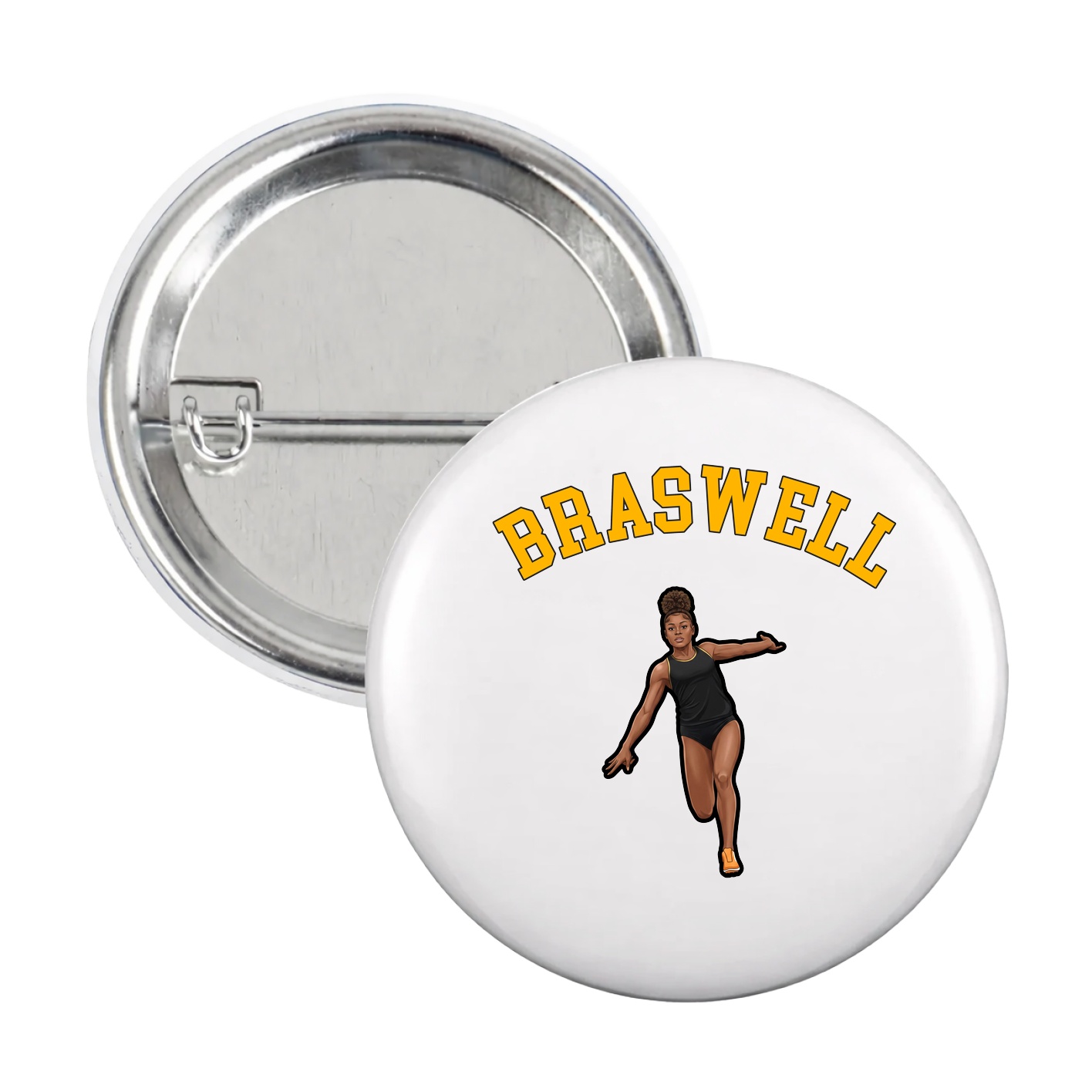 Game Day Button — Shirsey Arch in White