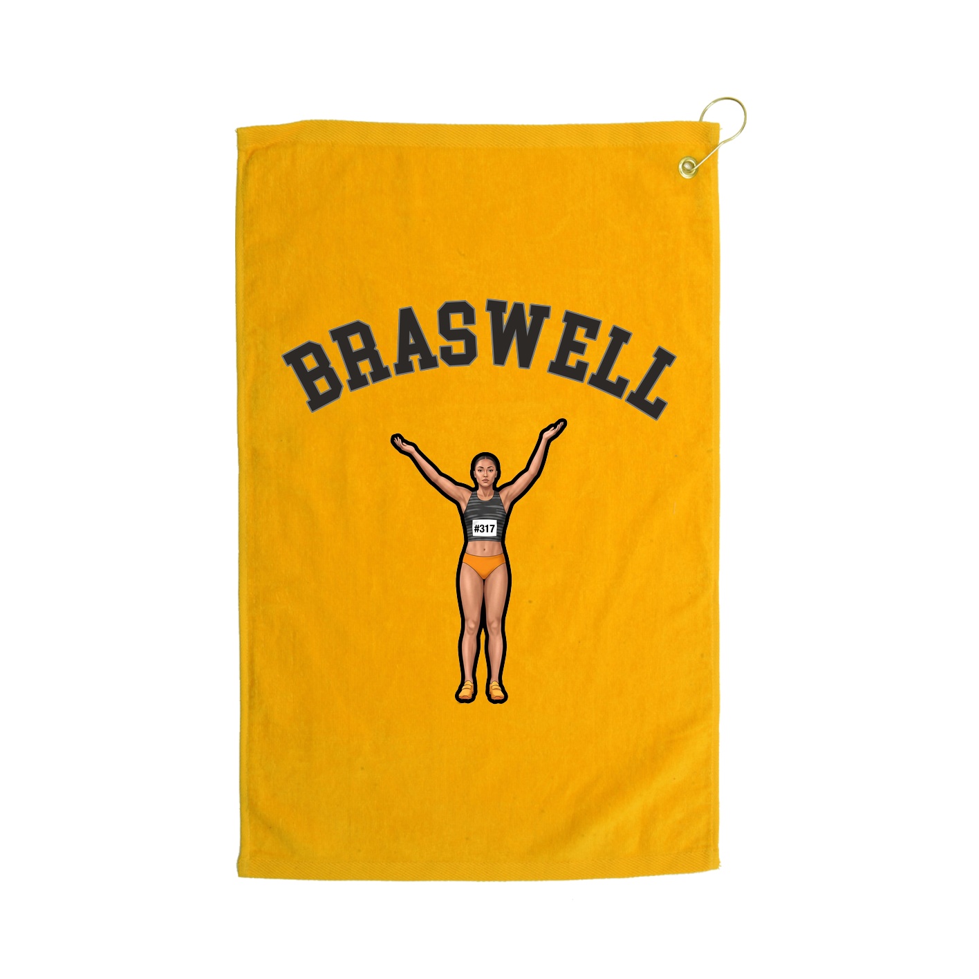 Golf Towel — Shirsey Arch in Gold