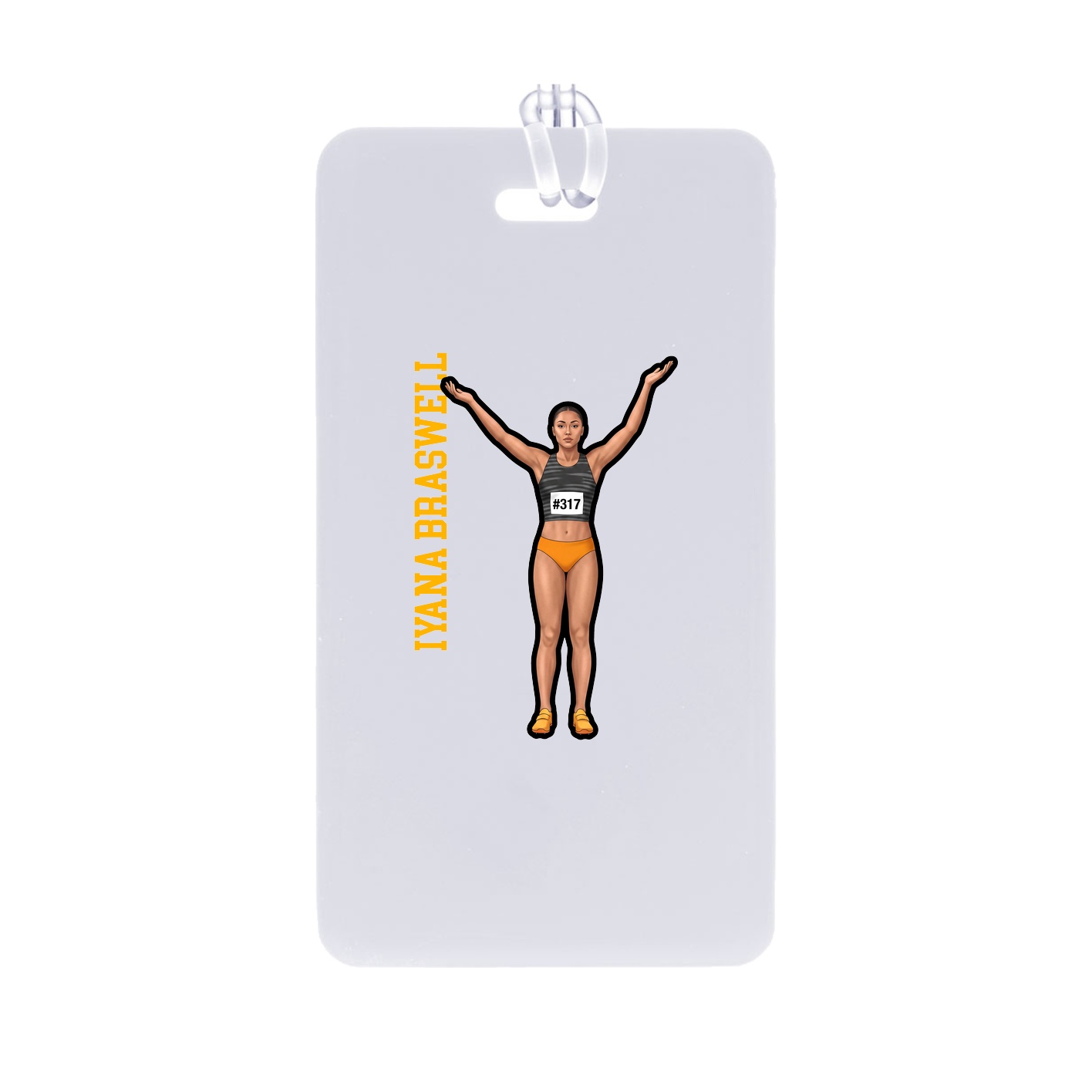 Bag Tag — Name Vertical in Classic