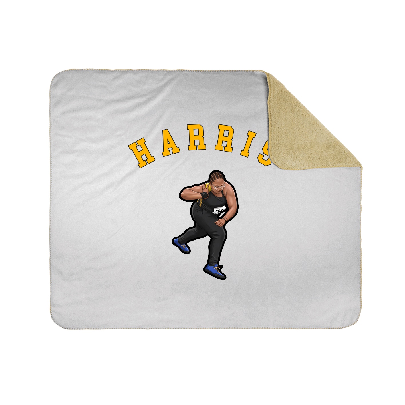 Throw Blanket — Shirsey Arch in White