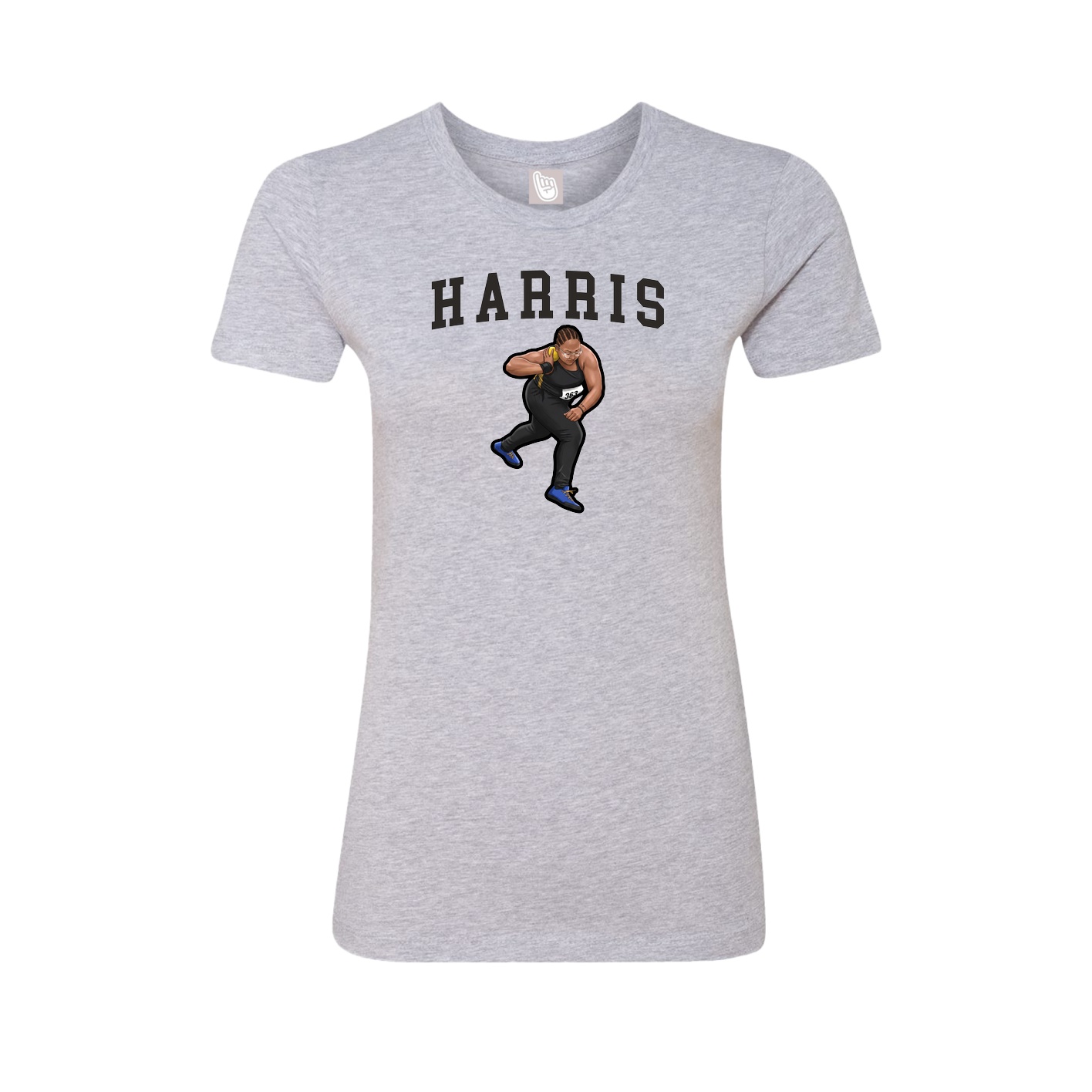 Fitted Women's Tee — Shirsey in Grey