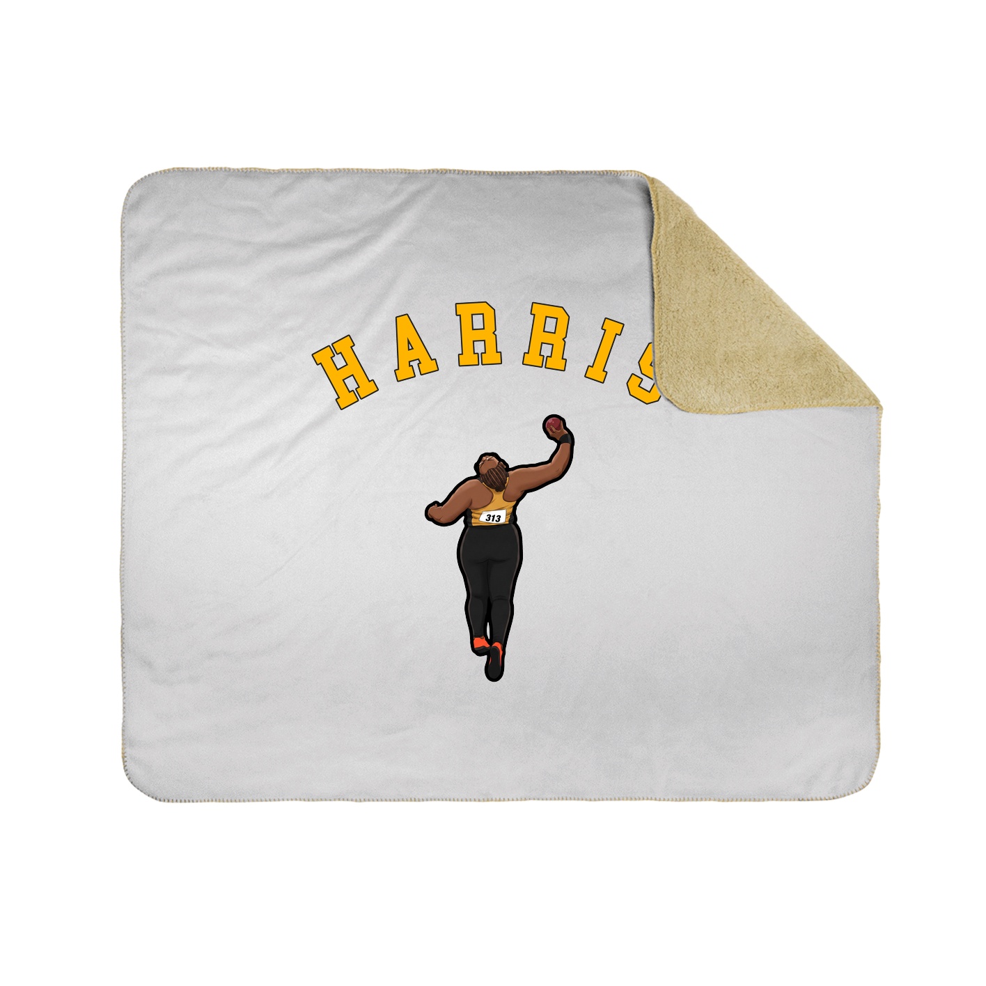 Throw Blanket — Shirsey Arch in White