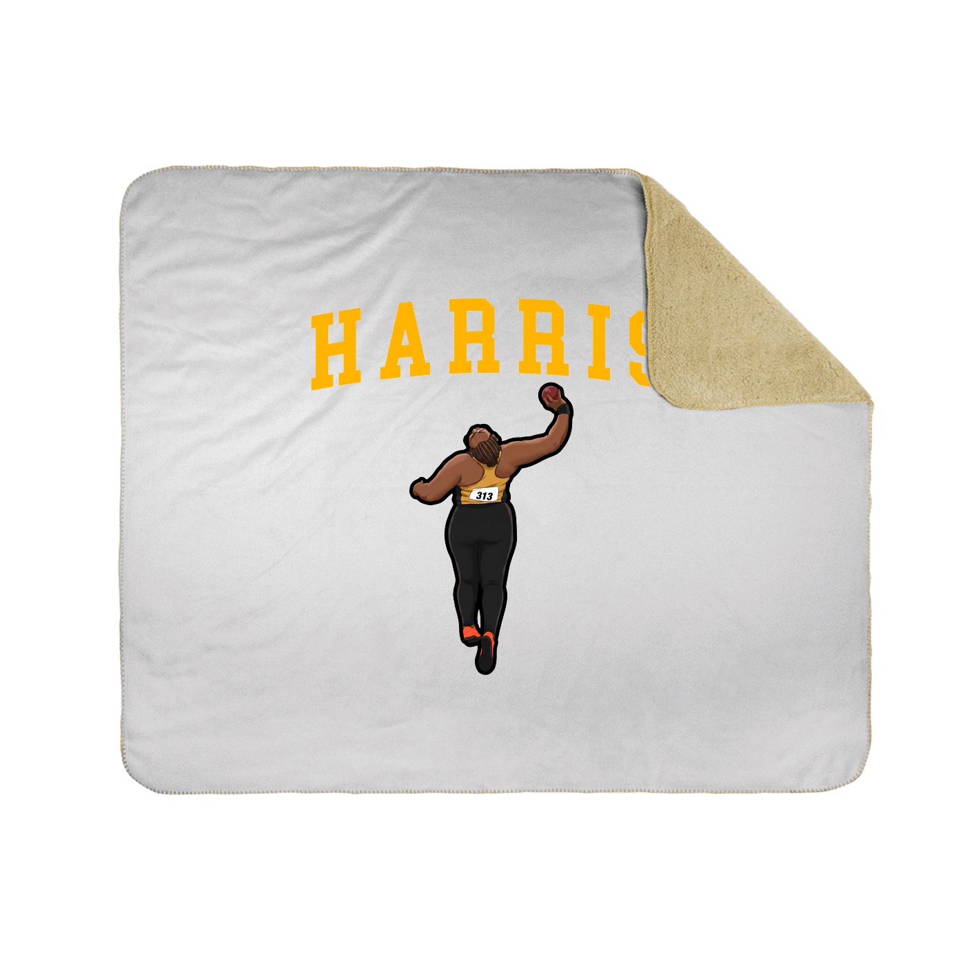 Throw Blanket — Shirsey in White