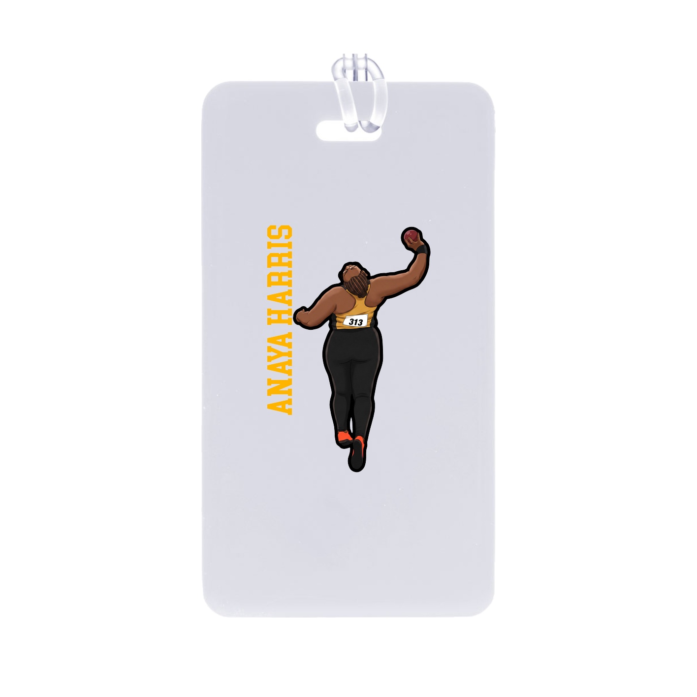 Bag Tag — Name Vertical in Classic