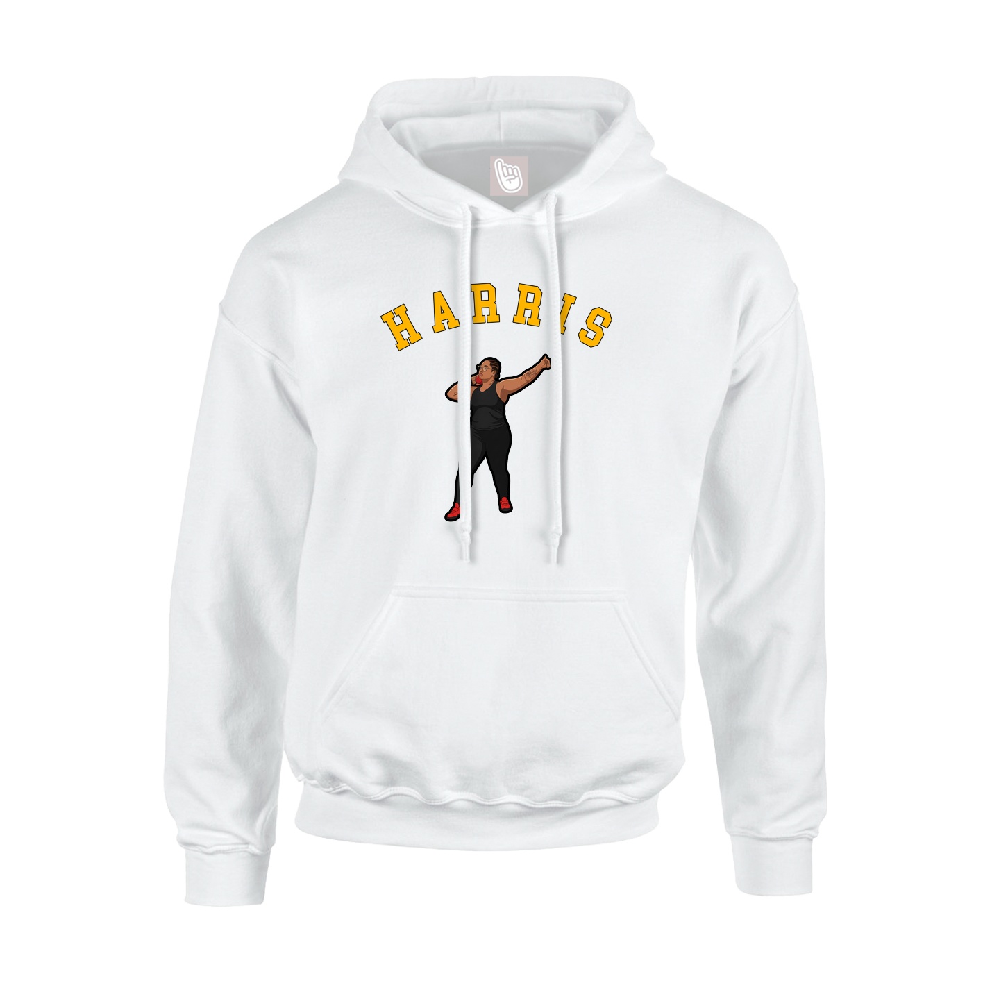 Hoodie — Shirsey Arch in White