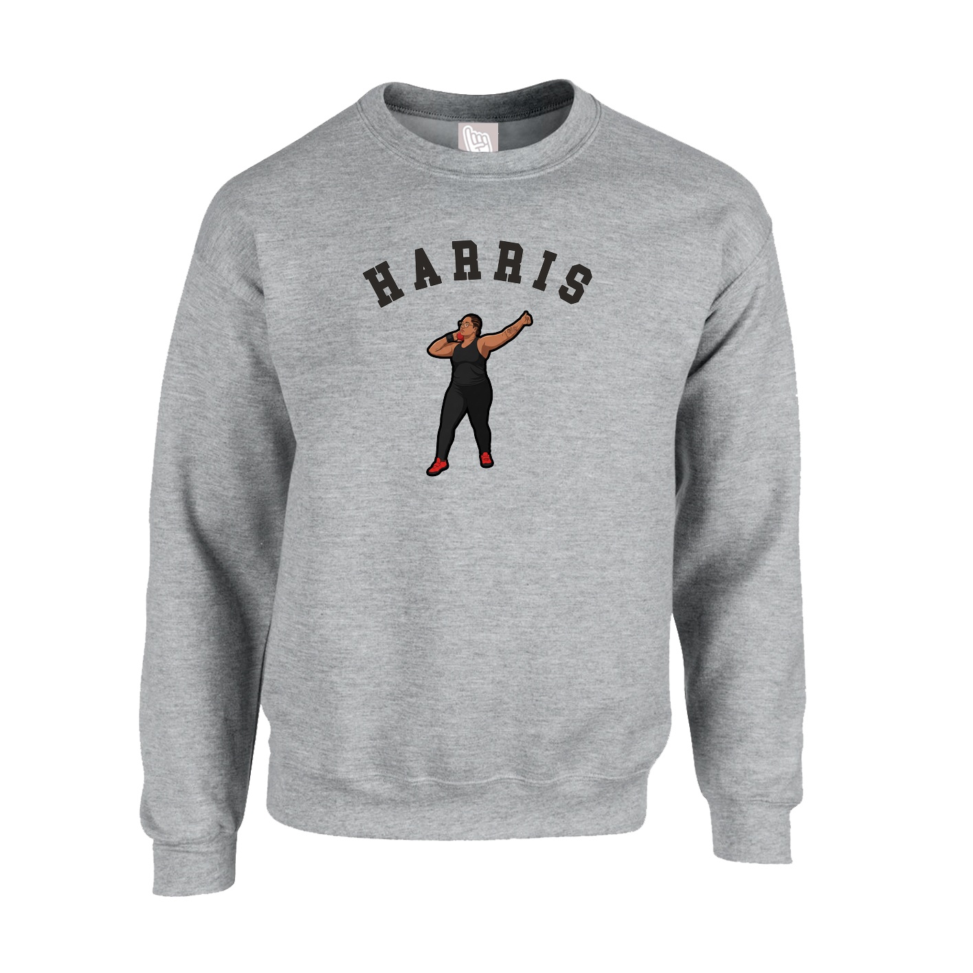 Fleece Crew — Shirsey Arch in Grey