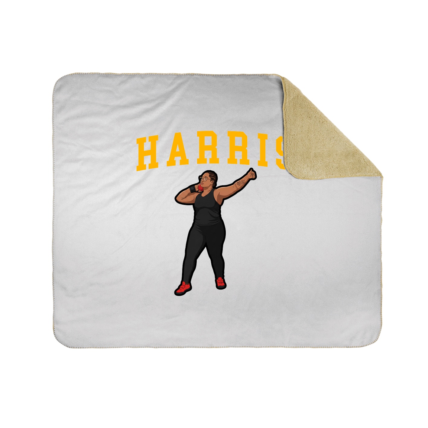 Throw Blanket — Shirsey in White