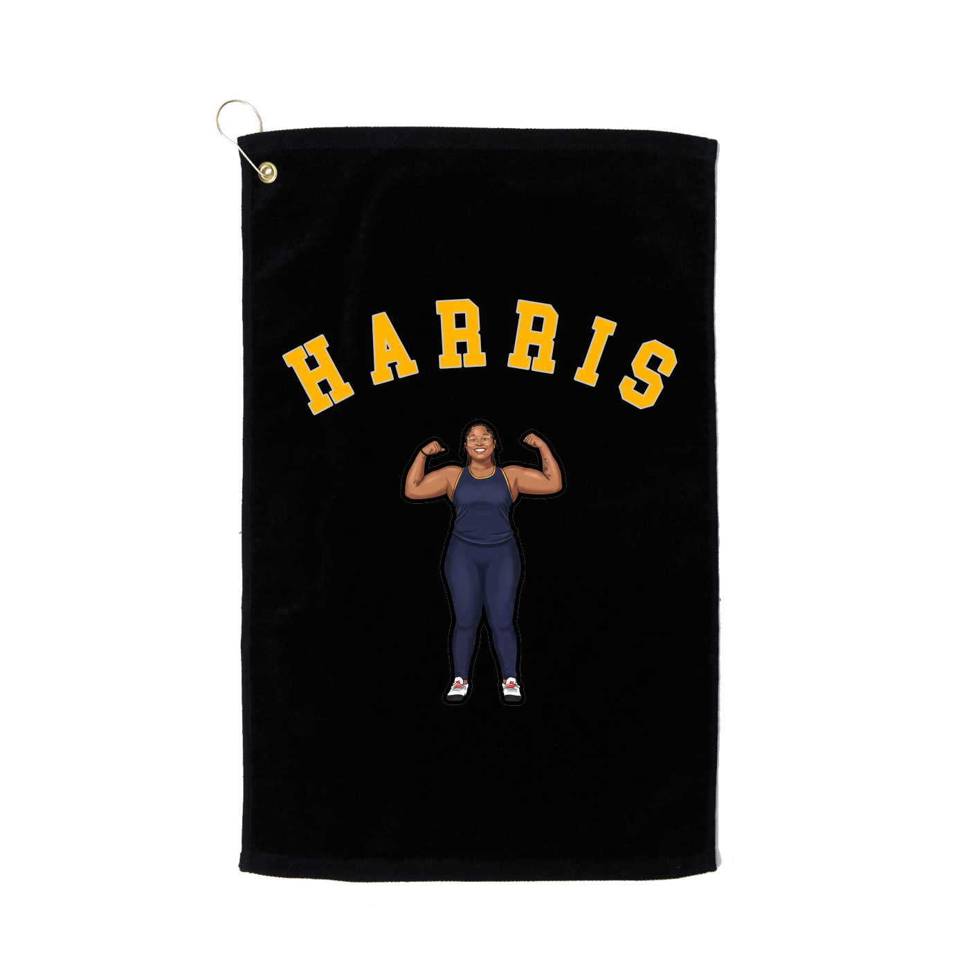Golf Towel — Shirsey Arch in Black