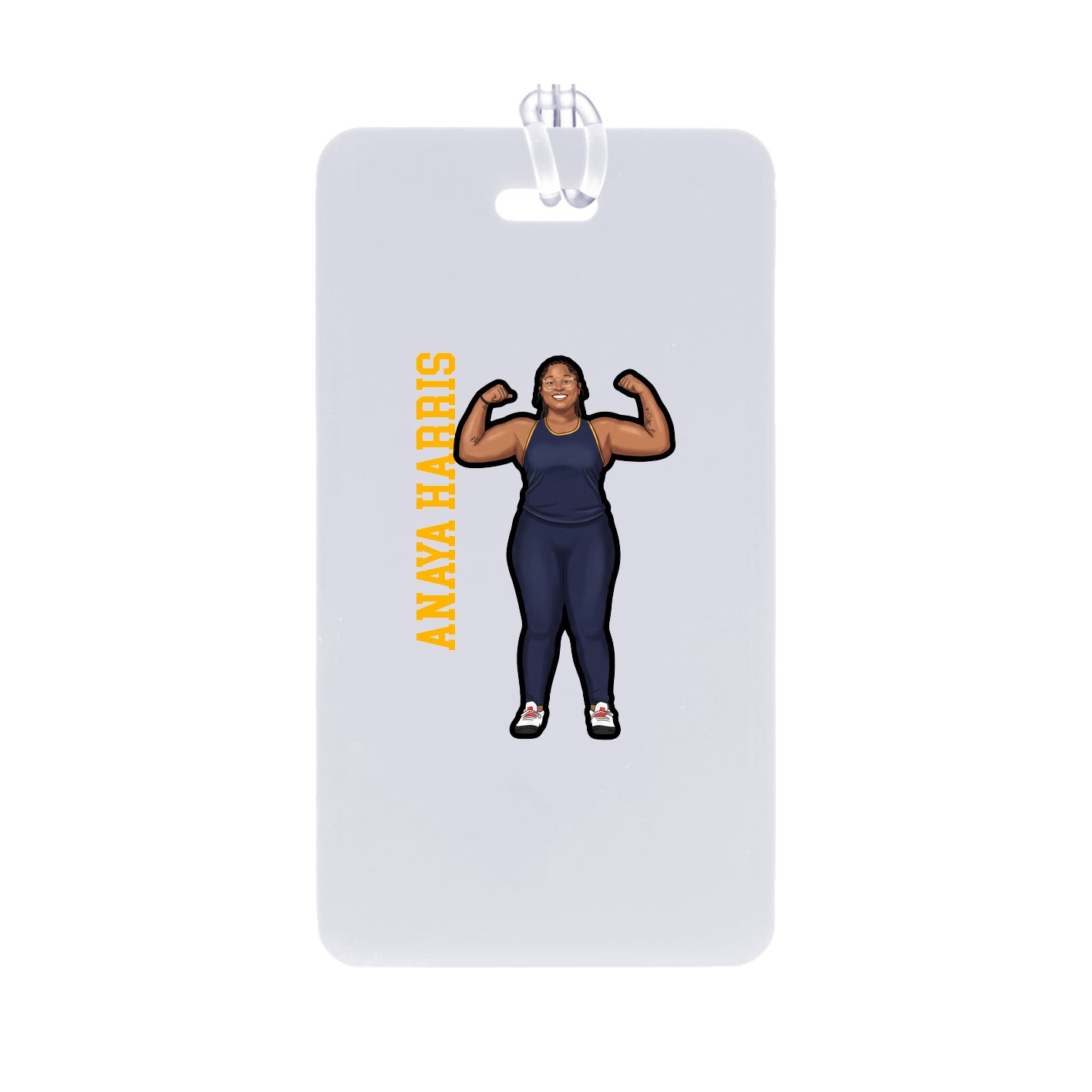 Bag Tag — Name Vertical in Classic