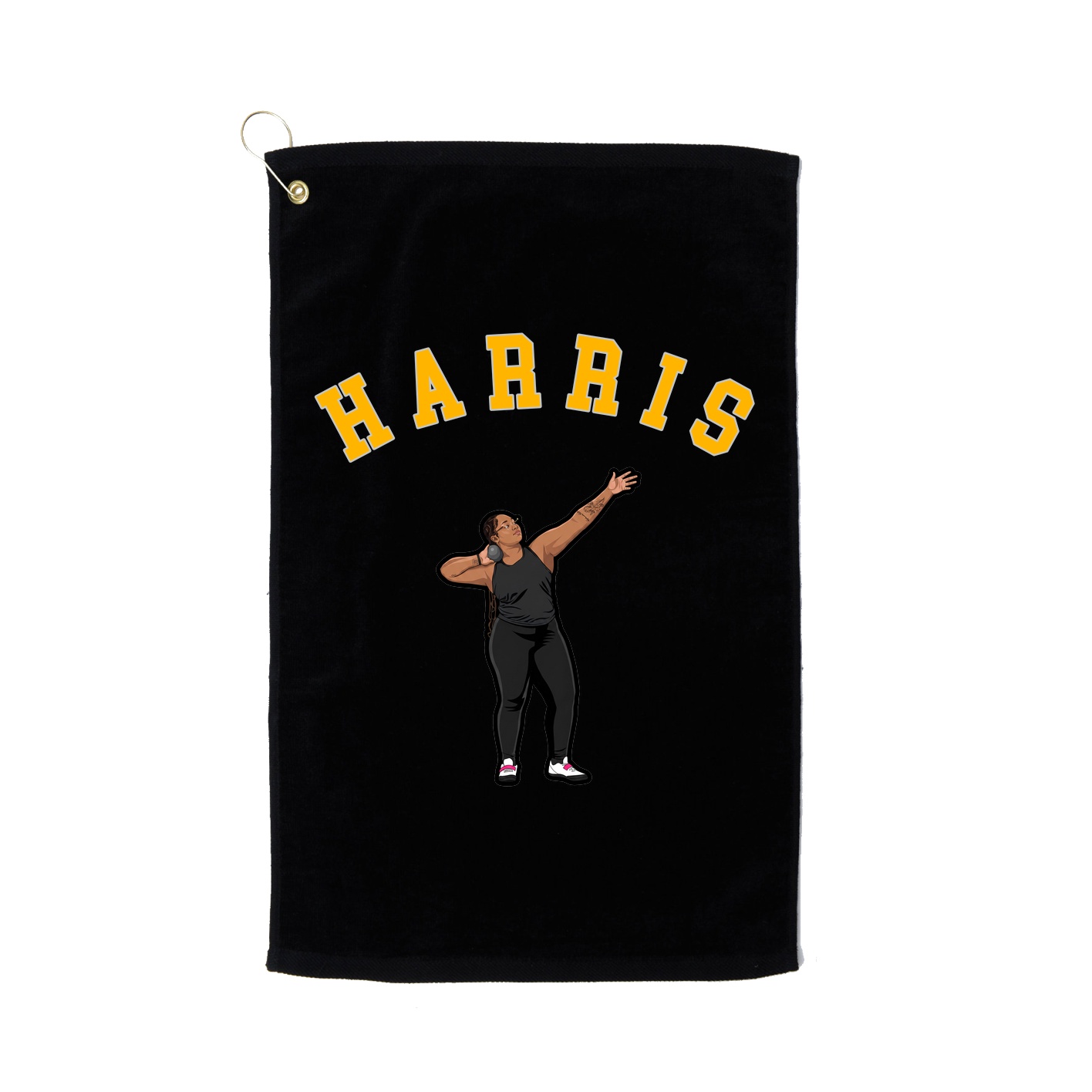 Golf Towel — Shirsey Arch in Black
