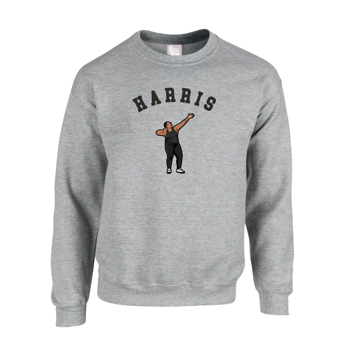 Fleece Crew — Shirsey Arch in Grey