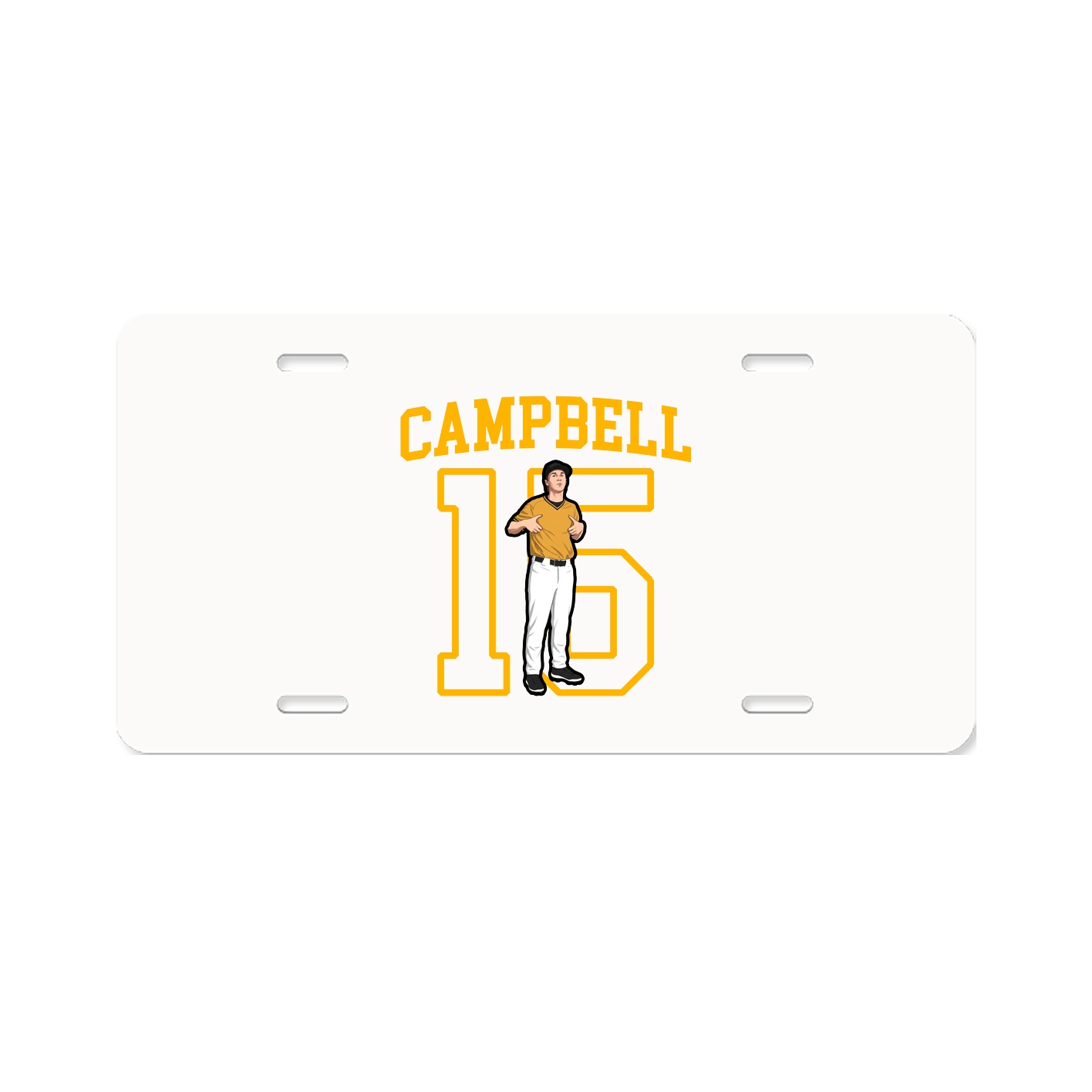 License Plate — Shirsey in Classic