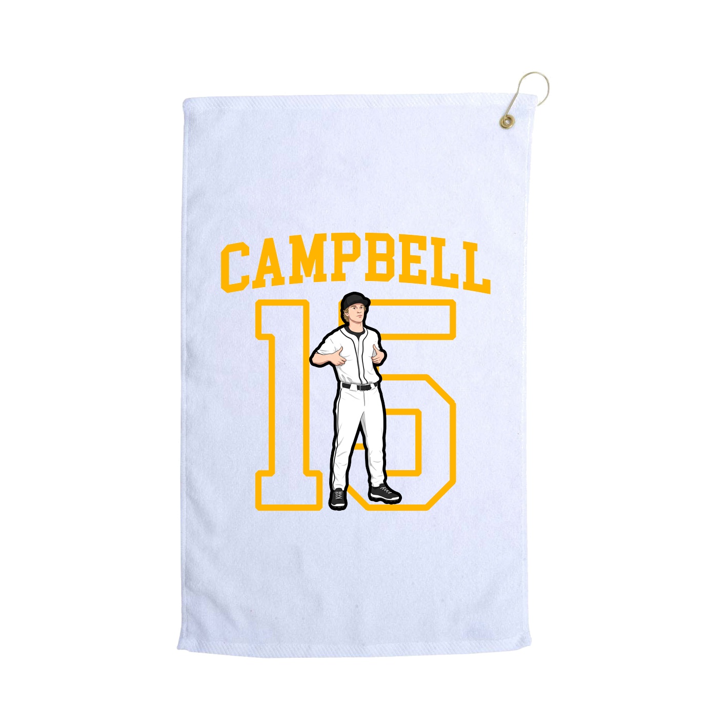 Golf Towel — Shirsey in White