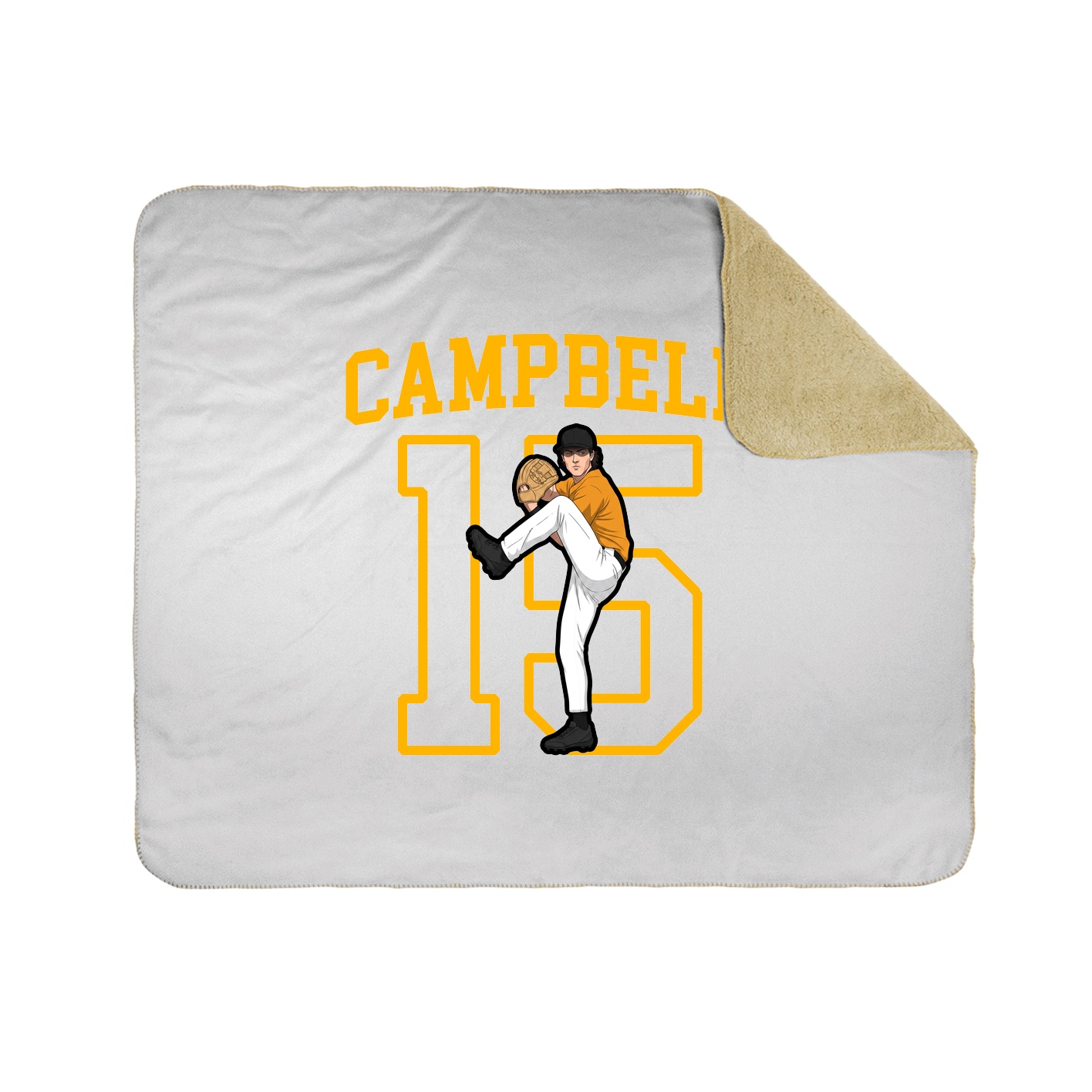 Throw Blanket — Shirsey in White