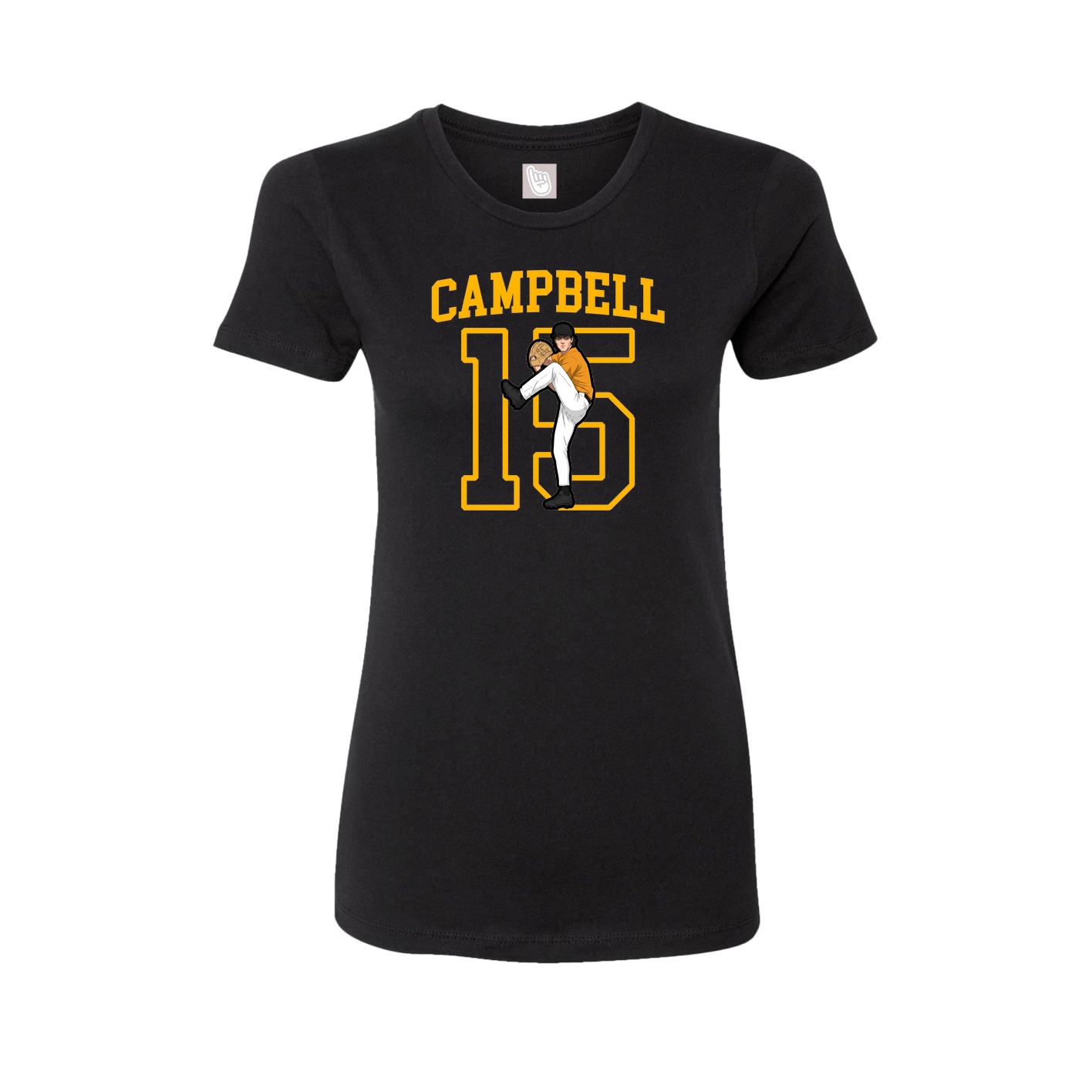Fitted Women's Tee — Shirsey in Black