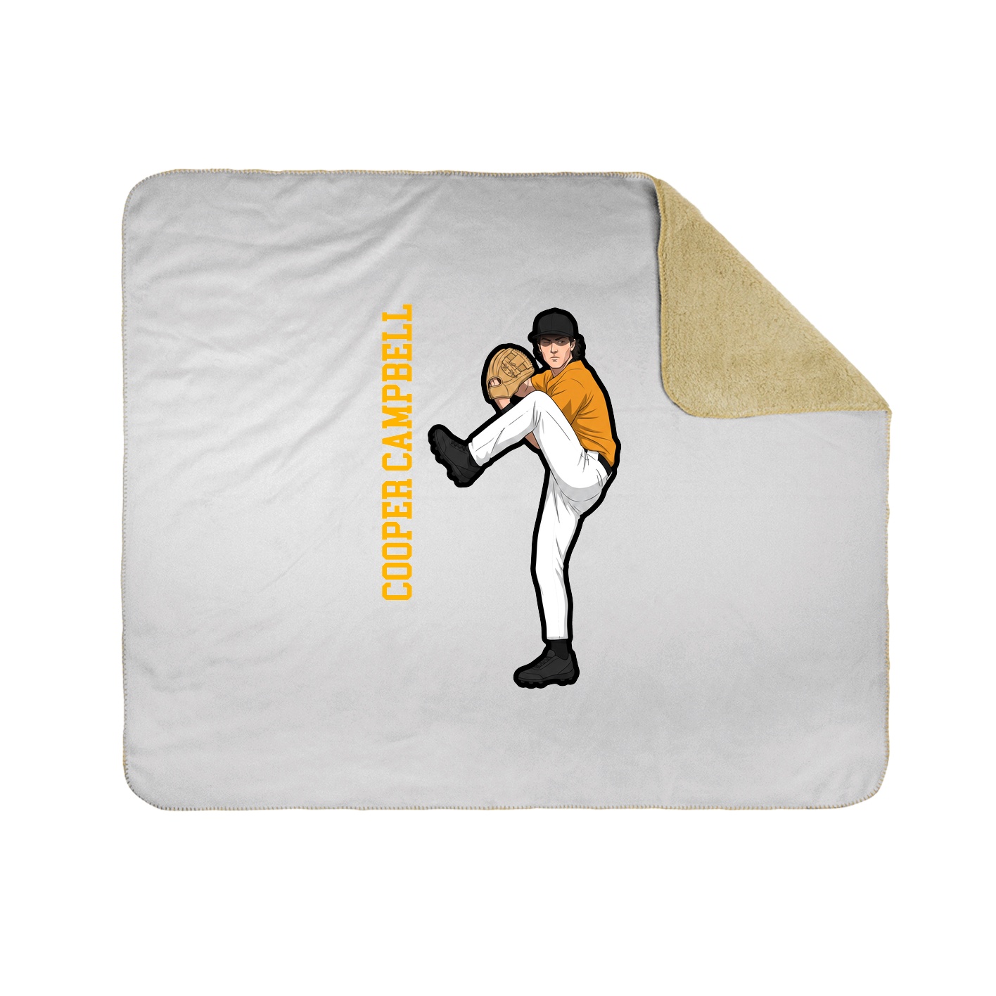 50x60 Sherpa Lined Throw Blanket