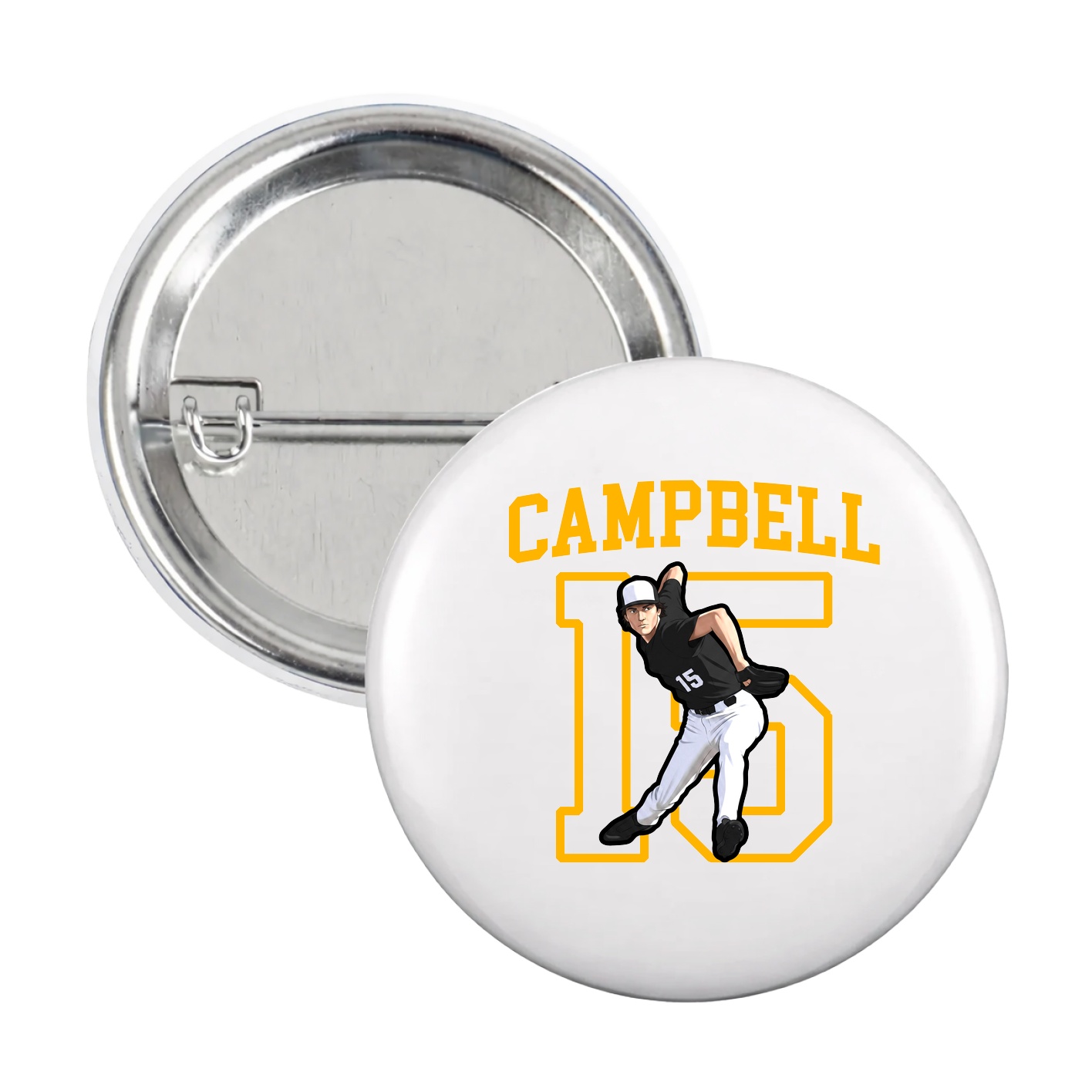 Game Day Button — Shirsey in White