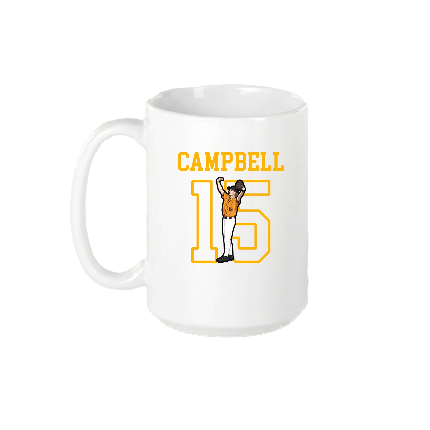 15oz Coffee Mug — Shirsey in White