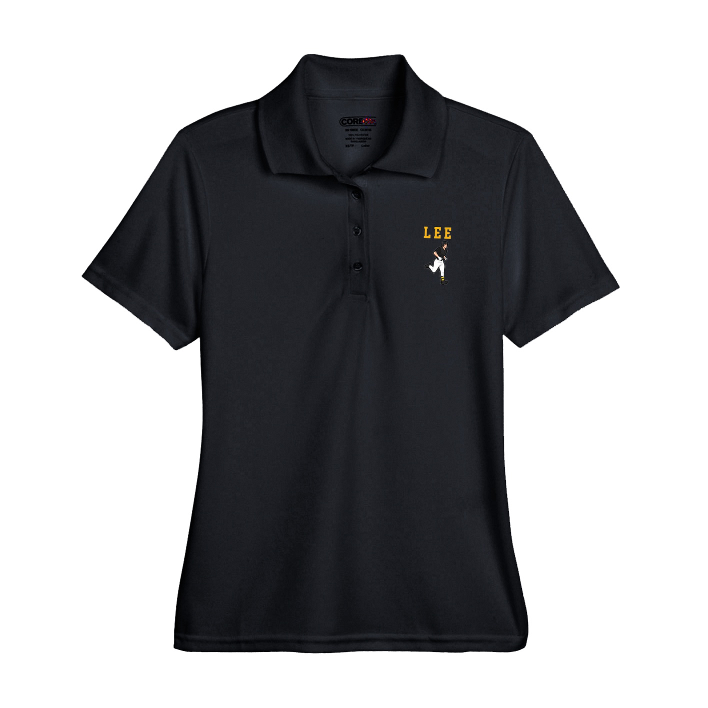Womens Performance Polo — Shirsey in Black