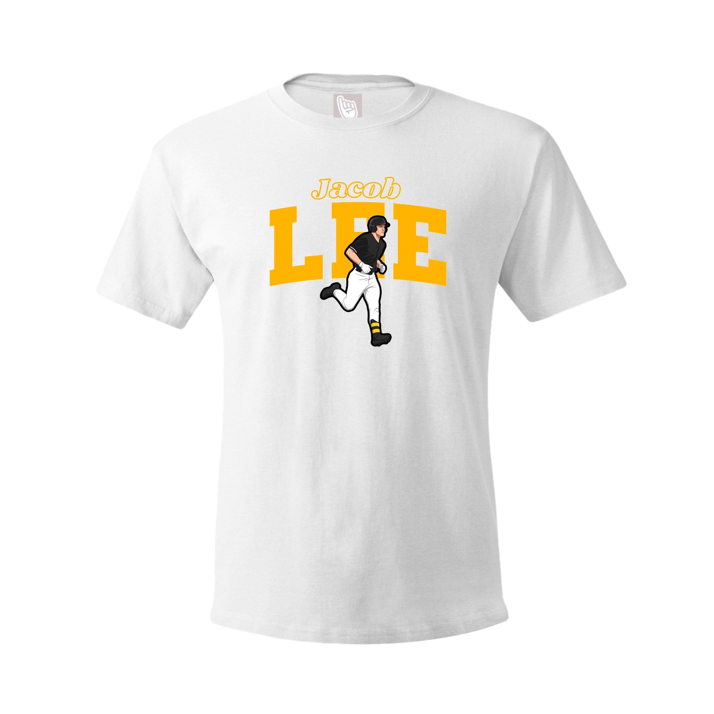 Tee — Name Arch in White