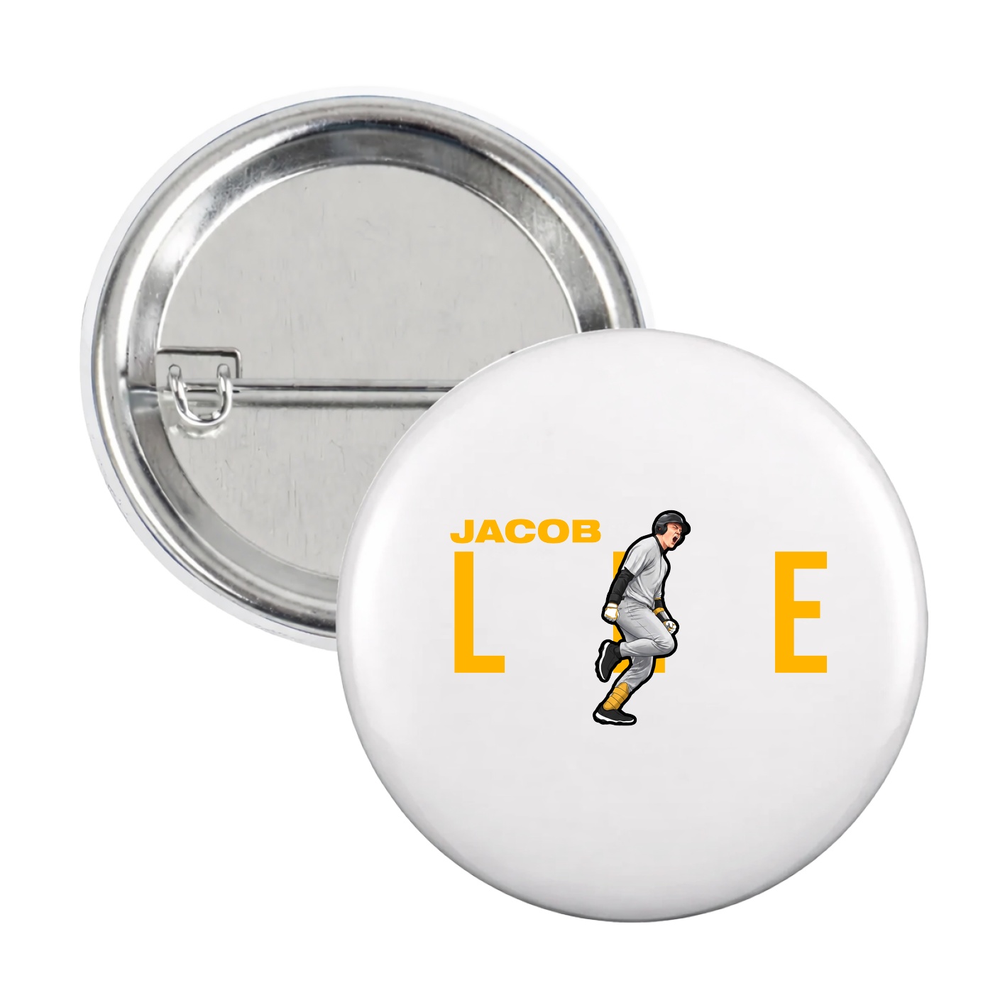 Game Day Button — Player Name in White