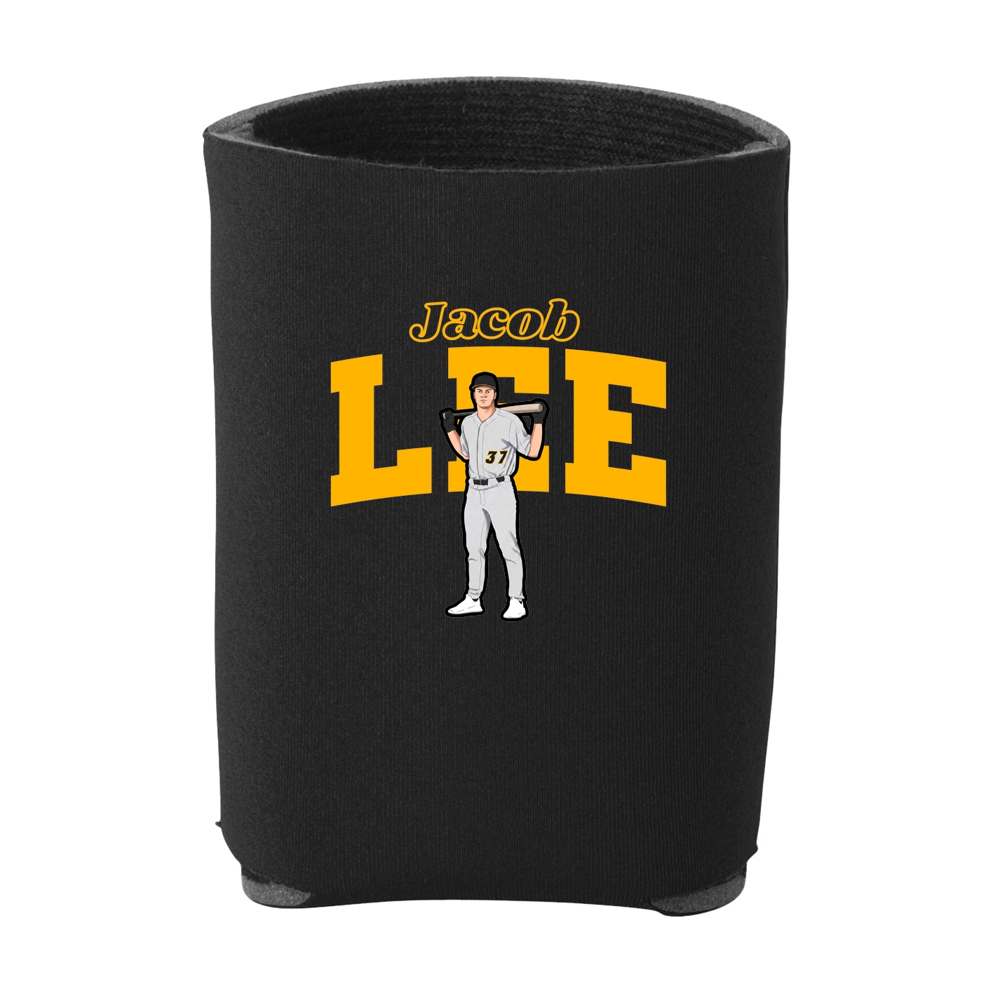 Can Holder — Name Arch in Black