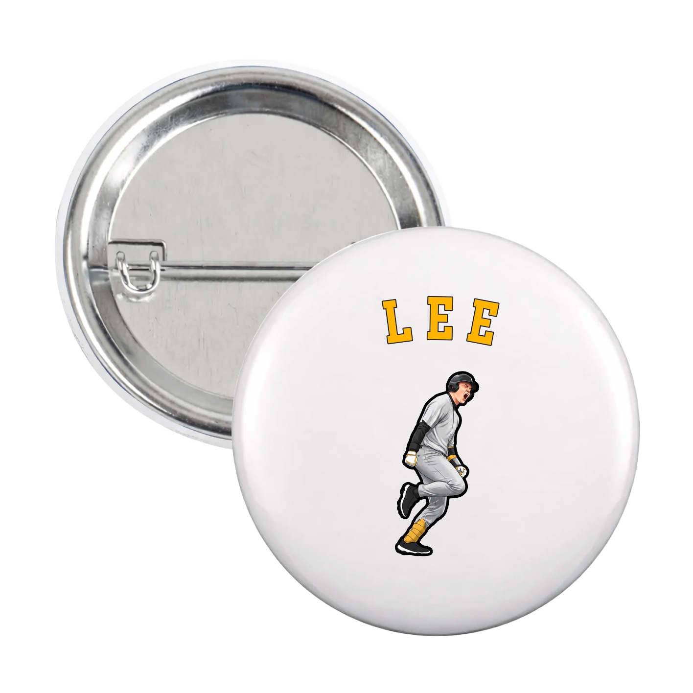 Game Day Button — Shirsey Arch in White