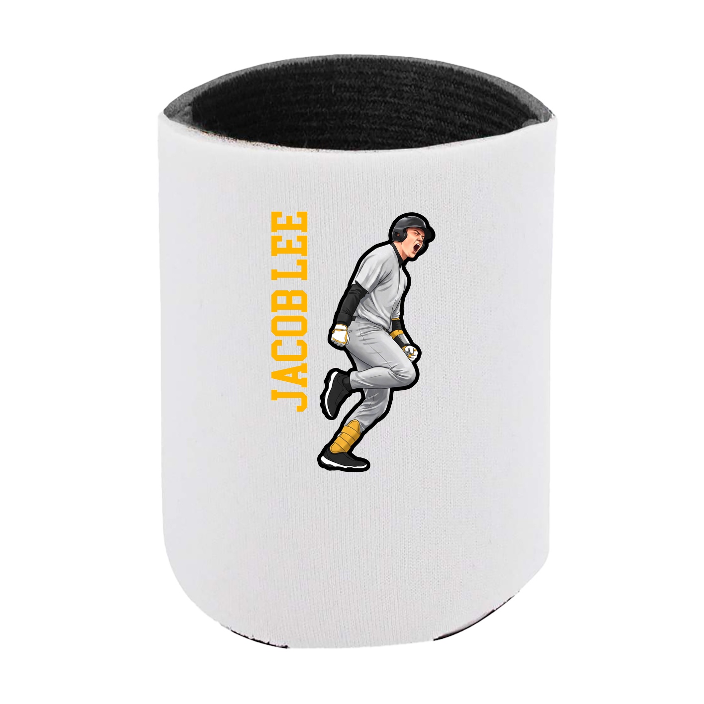 Can Holder — Name Vertical in White