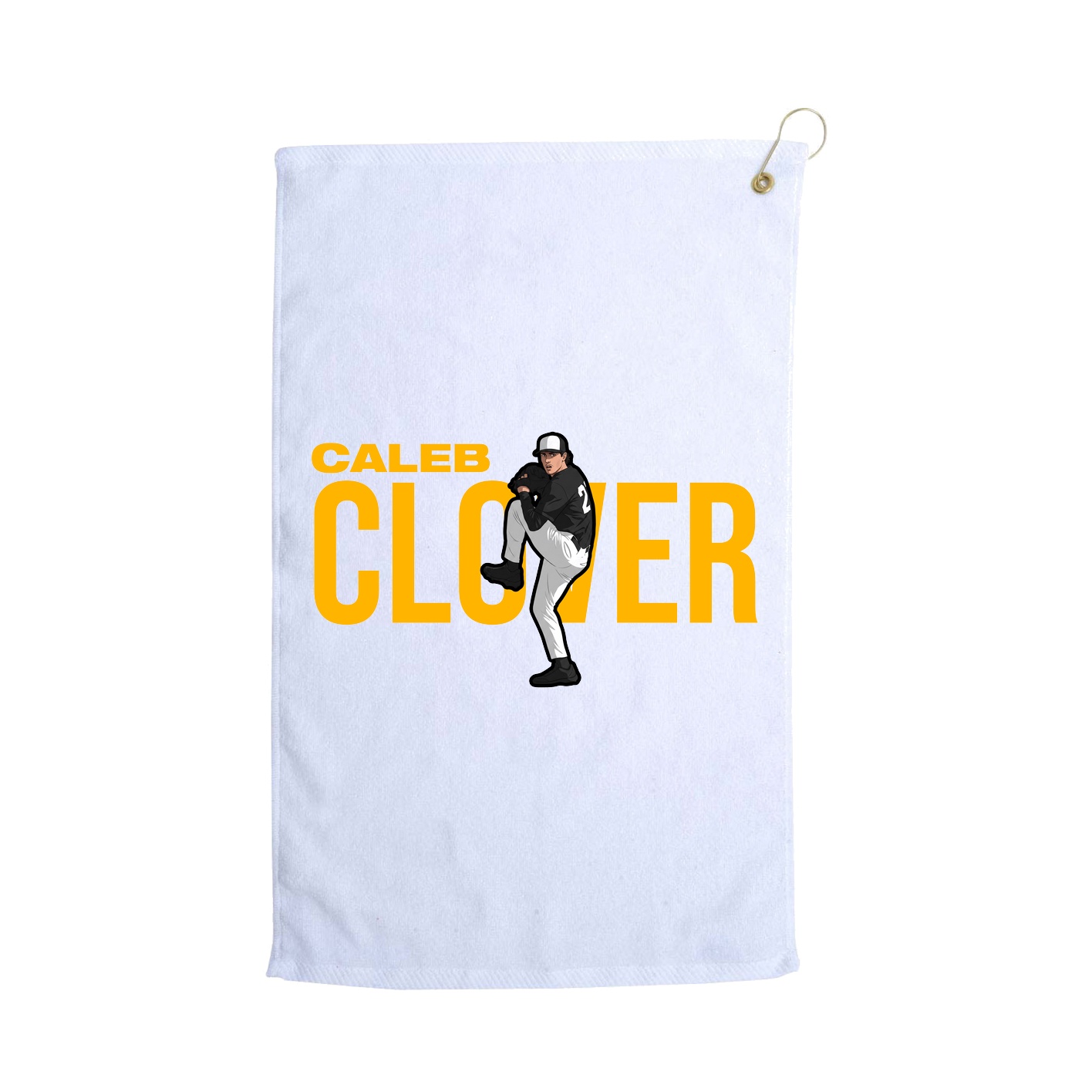 Golf Towel — Player Name in White