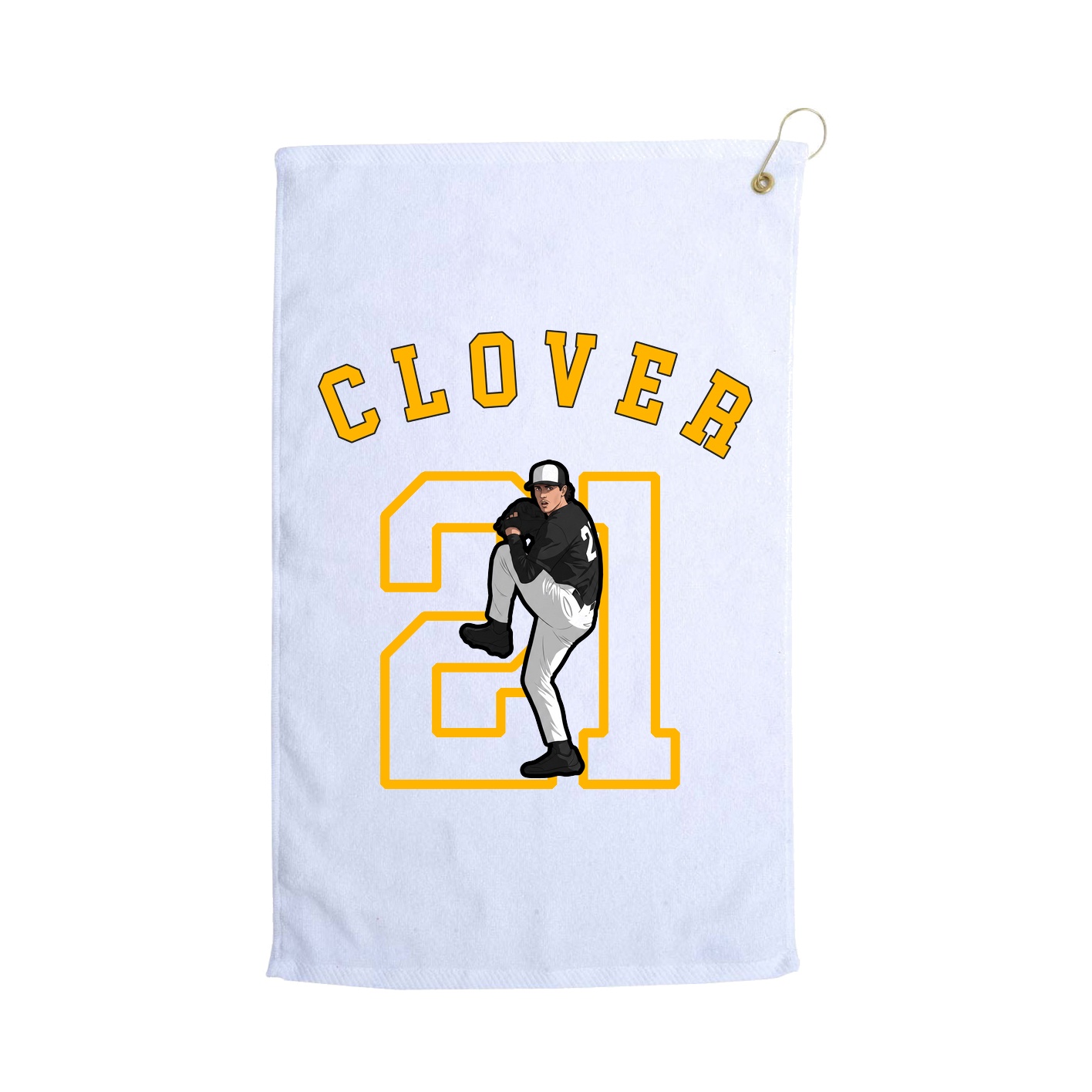 Golf Towel — Shirsey Arch in White