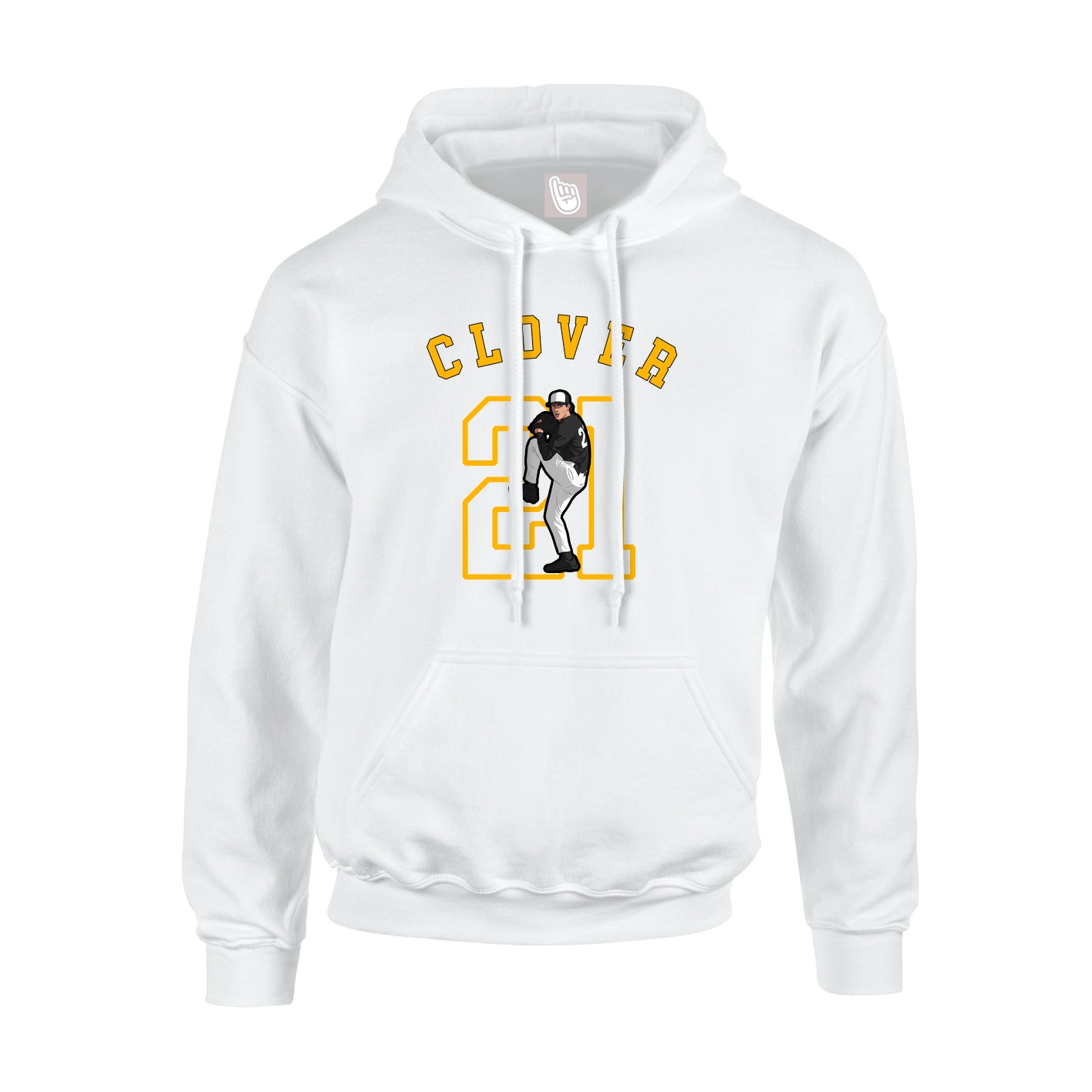 Hoodie — Shirsey Arch in White